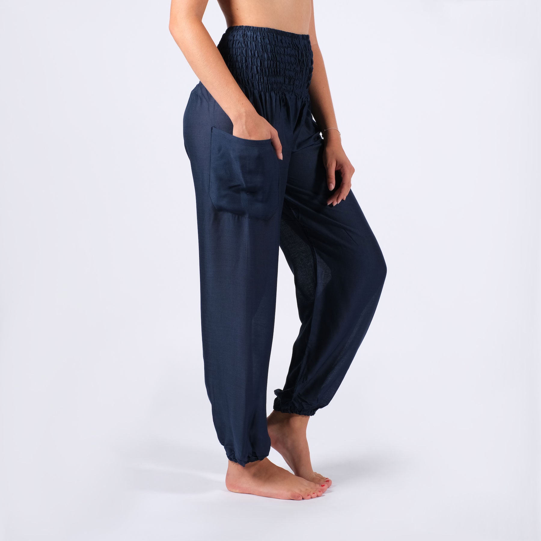 Yoga Haremshose uni navy