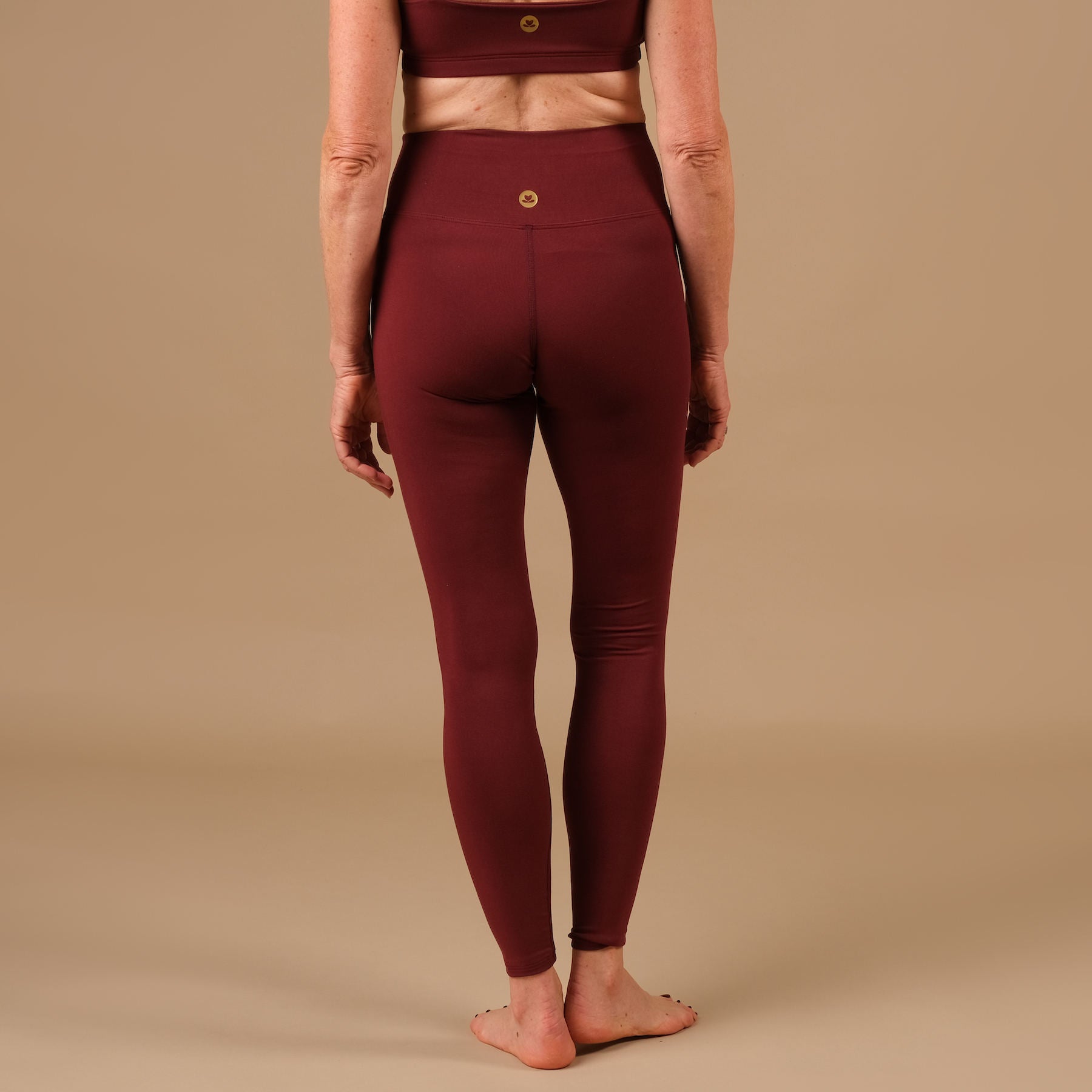 Yoga Leggings Comfy bordeaux, super weich, nachhaltig, in der Schweiz hergestellt