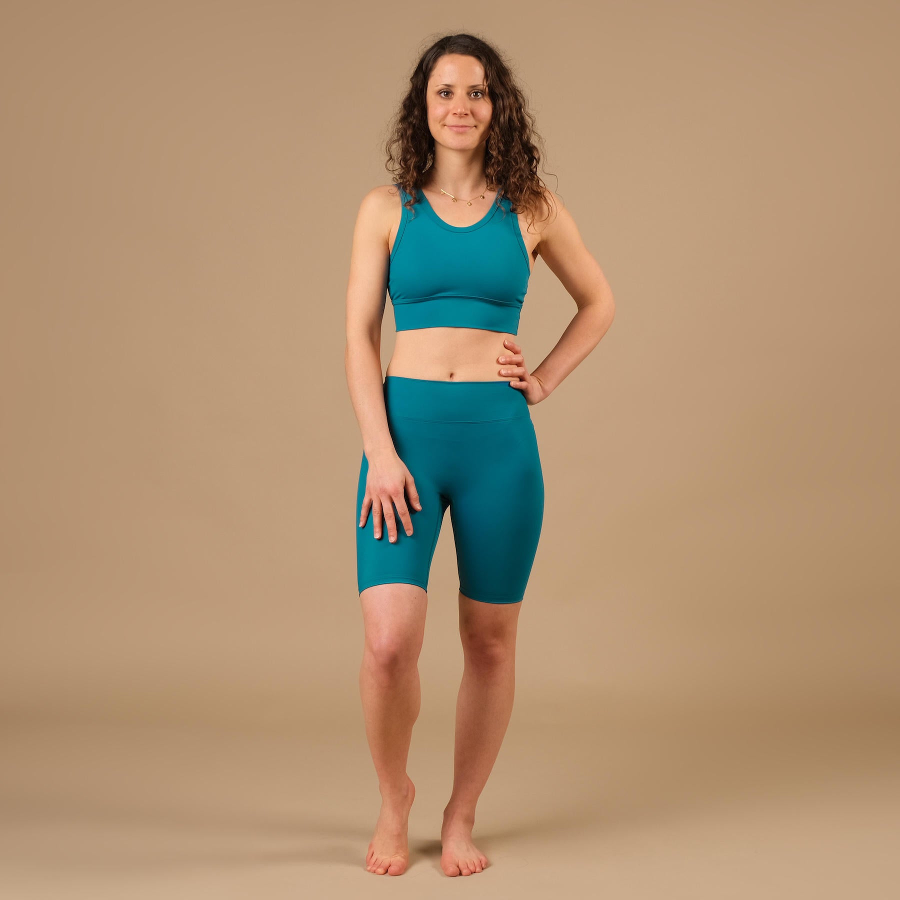 Yoga Radlerhose Biker Shorts Eco Mare acqua