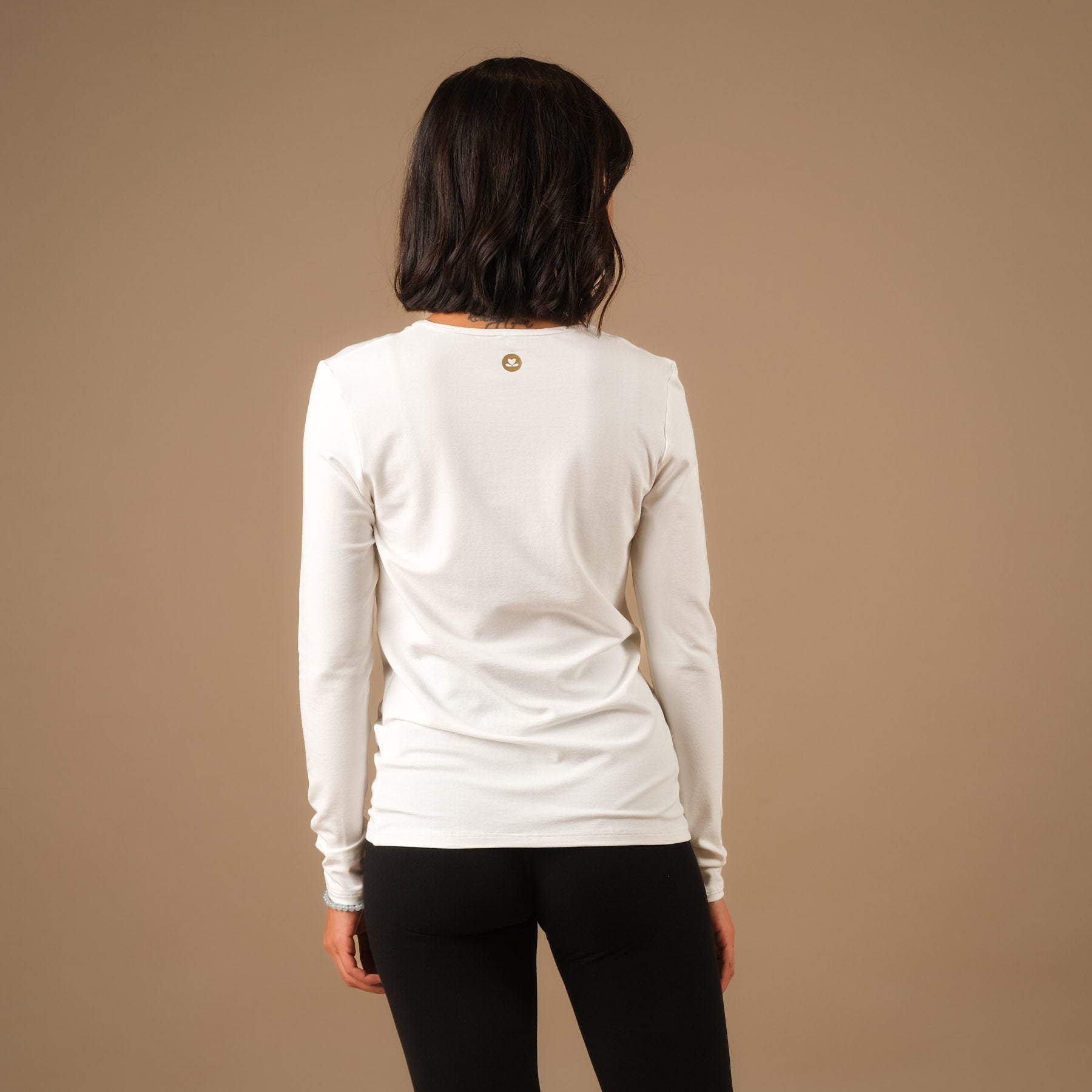 Yoga Shirt Classy langarm weiss