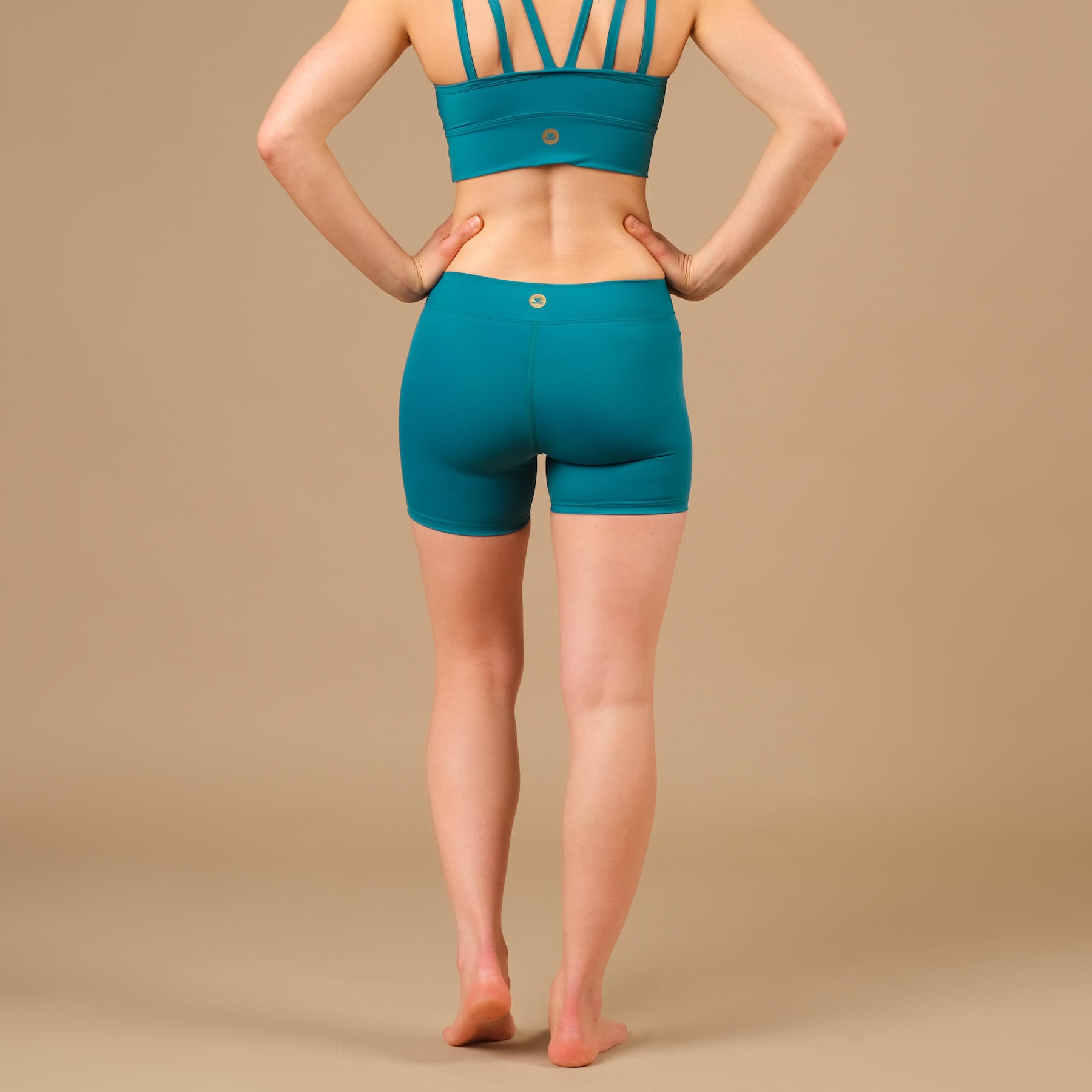 Yoga Shorts Eco Mare Econyl acqua