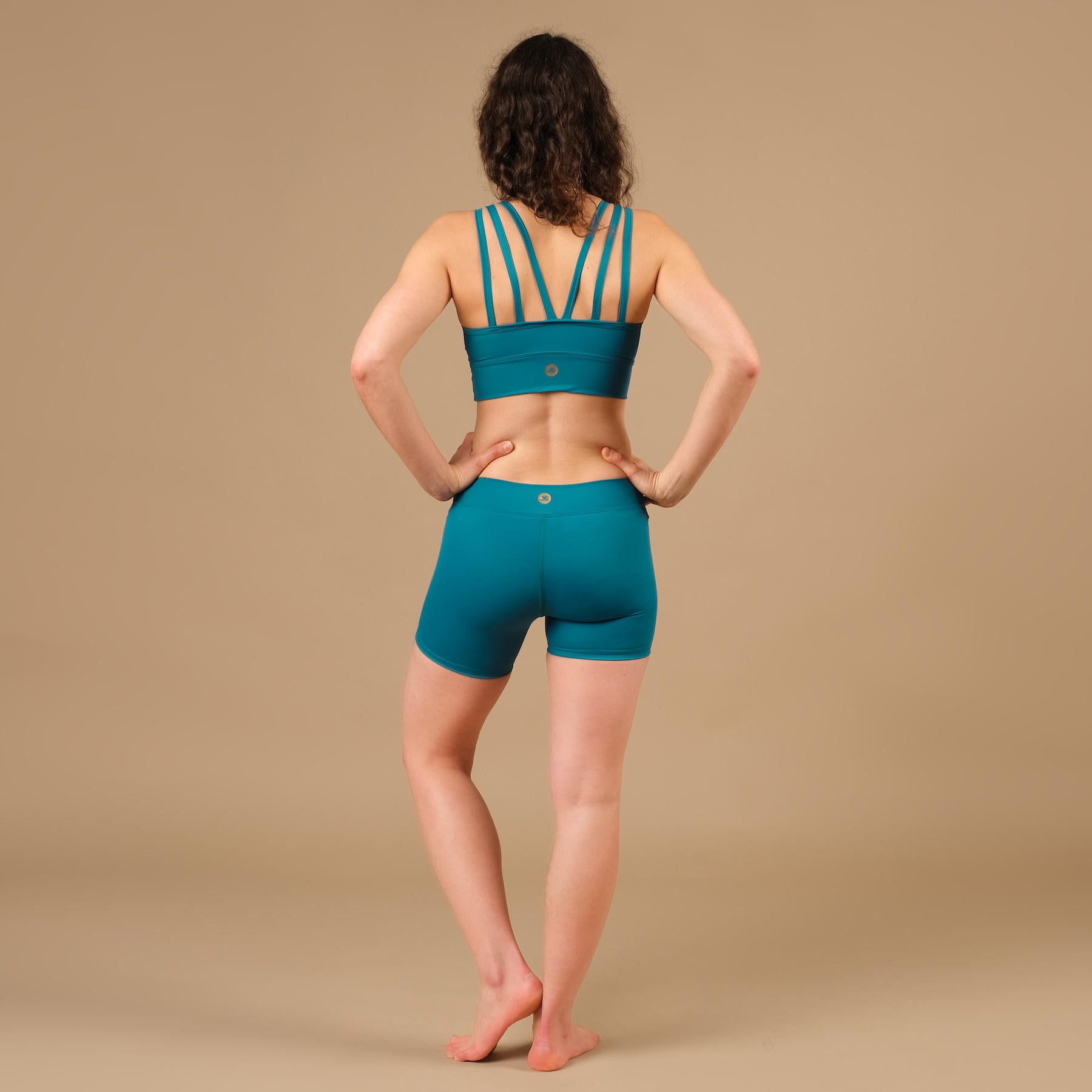 Yoga Shorts Eco Mare Econyl acqua