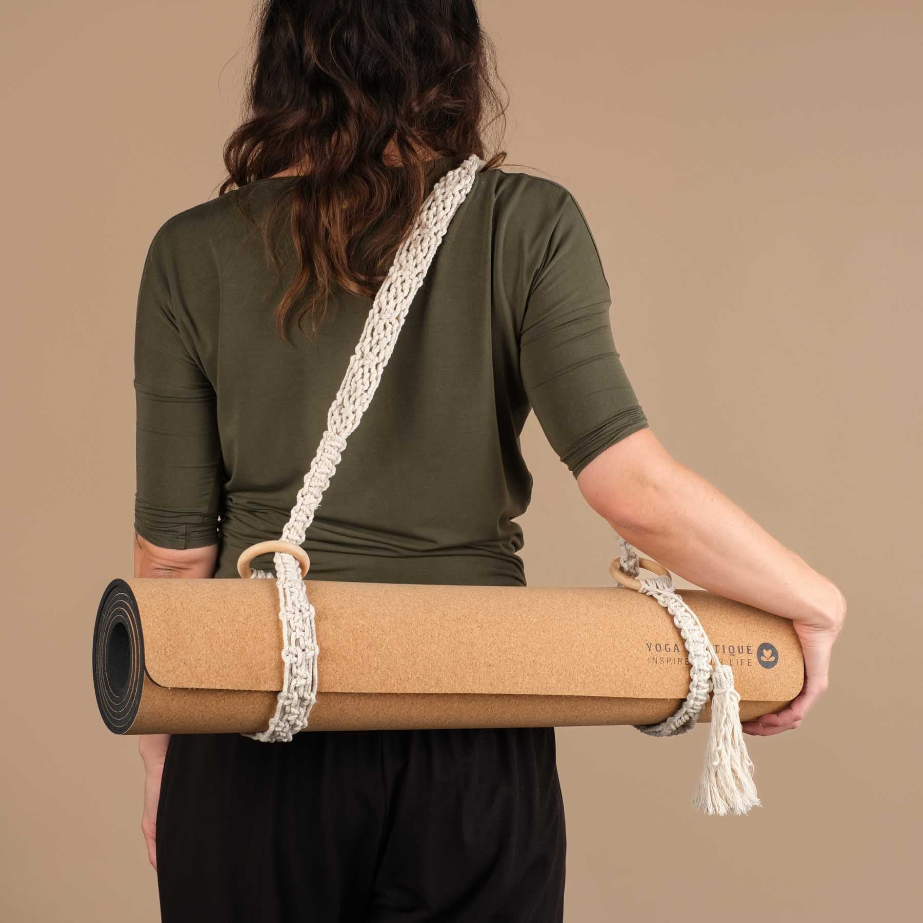 Tragegurt für Yogamatten aus Markamee von Hand geknüpft