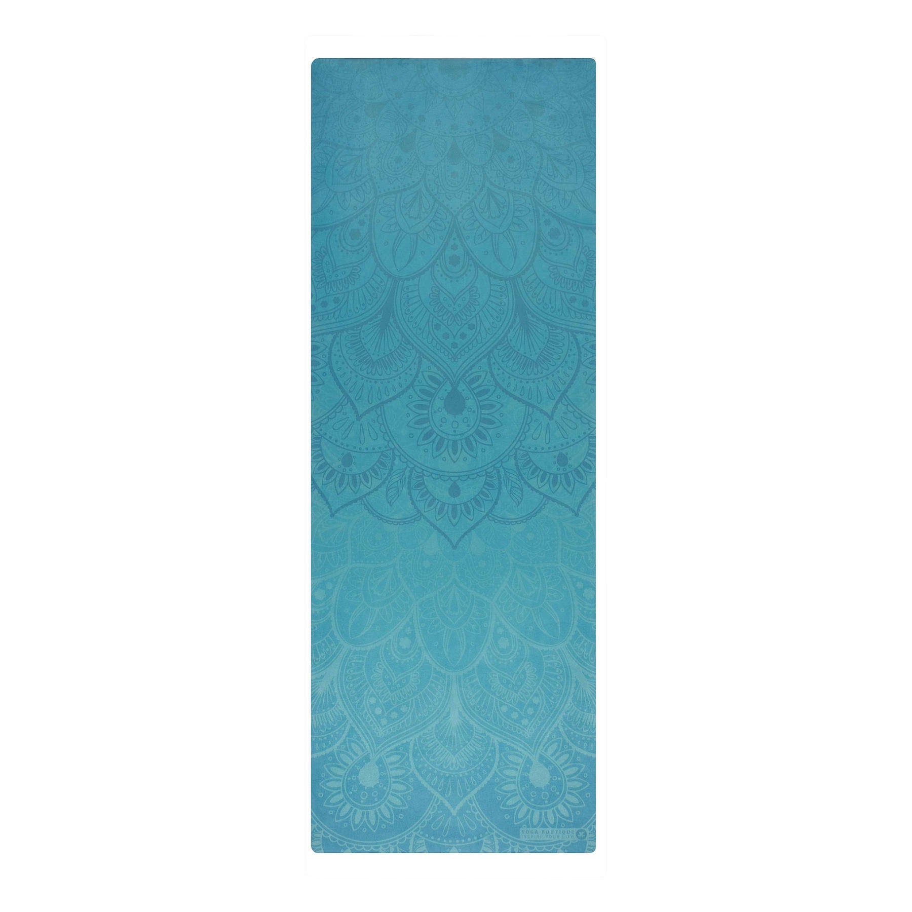 Reisematte - Yogatuch Mandala türkis