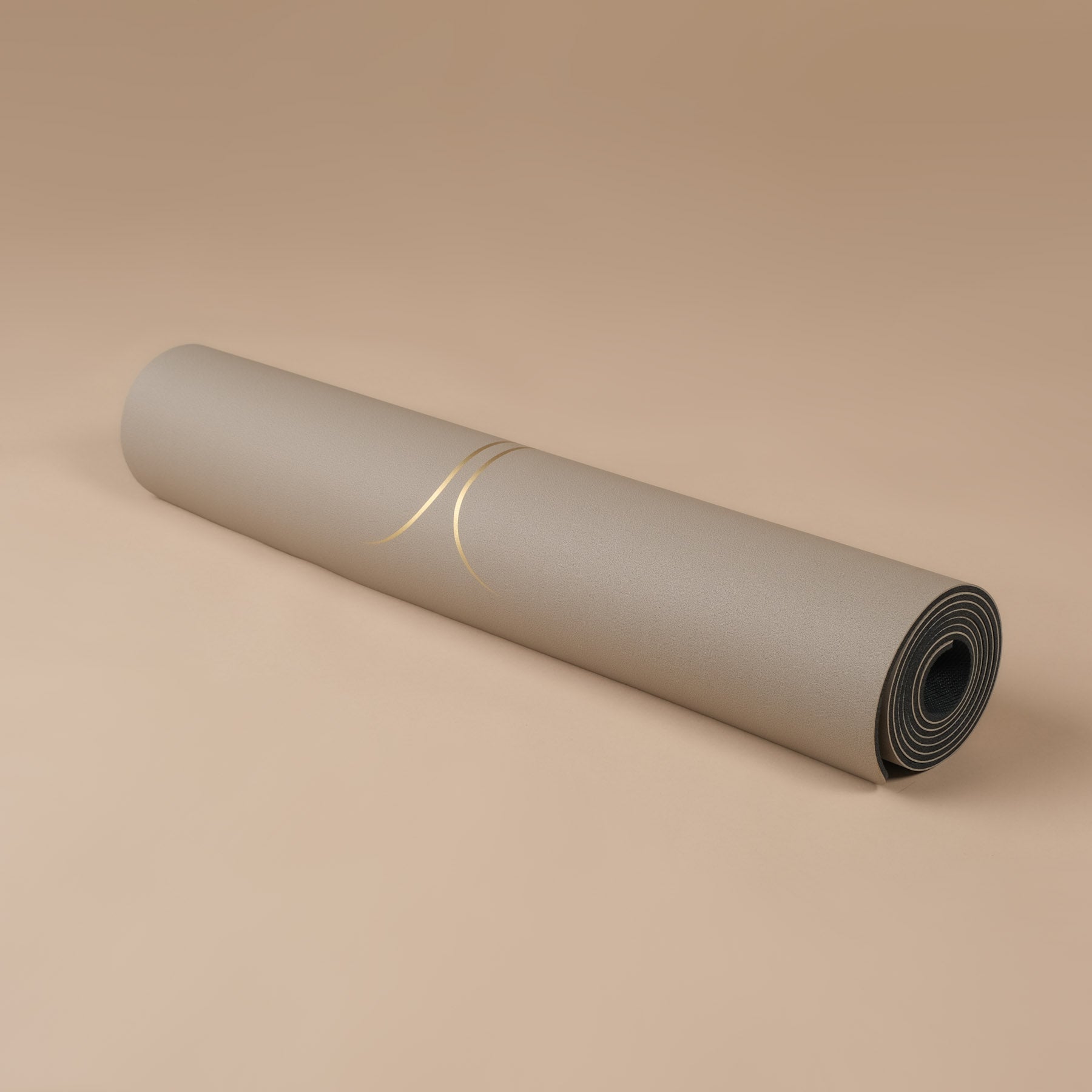 Yogamatte SuperGrip 2.0 Balance sehr rutschfest sand
