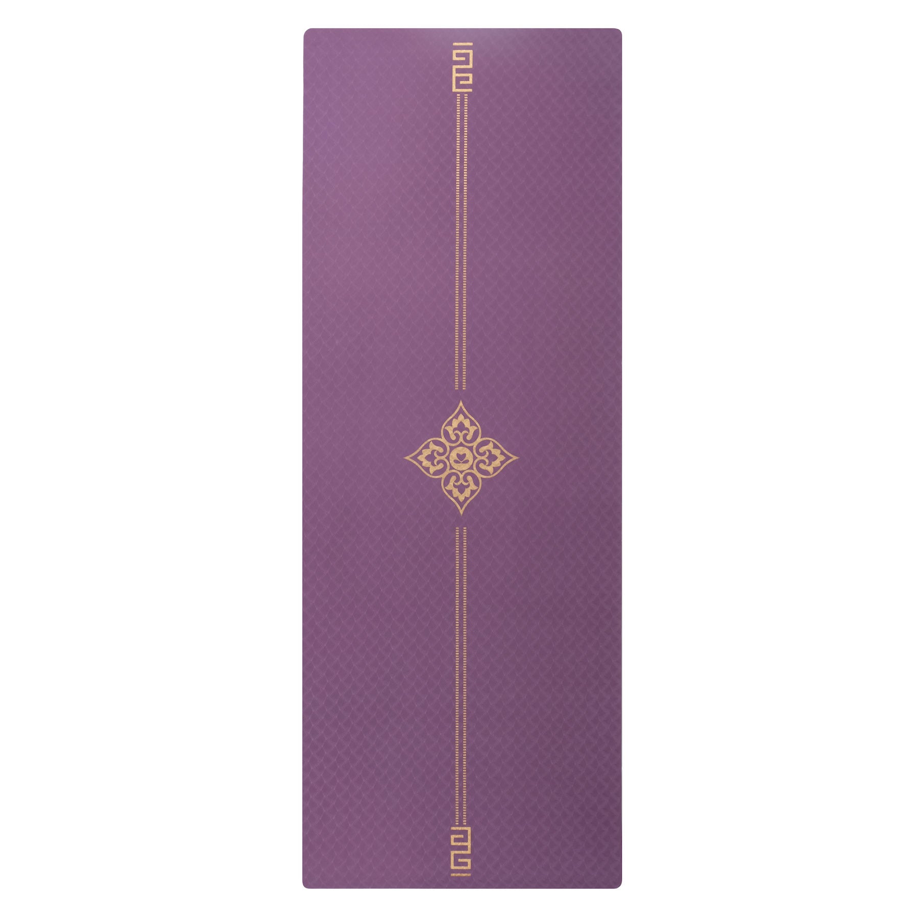 Yogamatte TPE gold Print violett