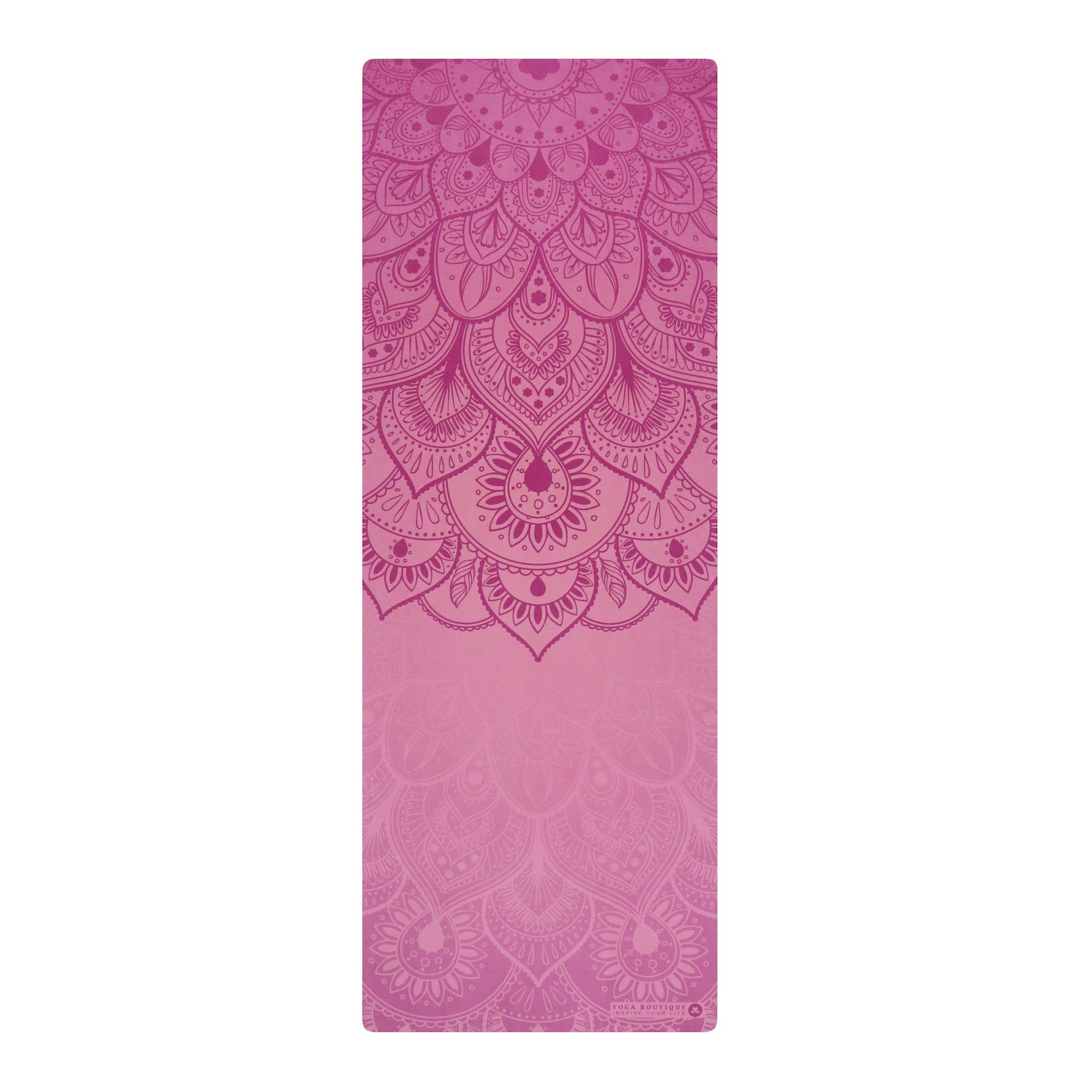 Yogamatte Velours Mandala berry