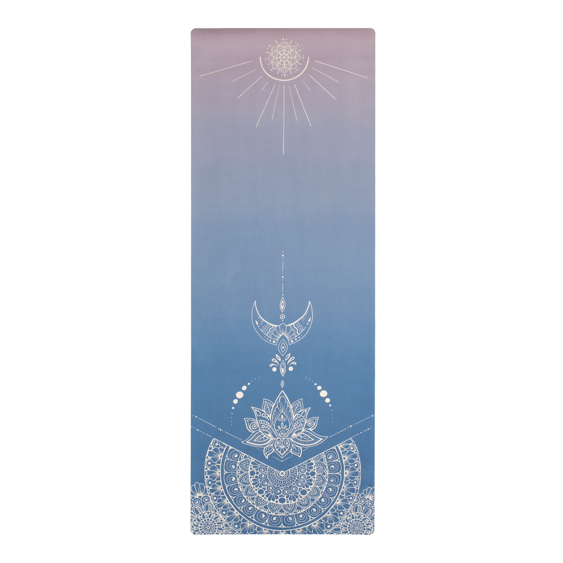 Yogamatte Velours Mimo blau