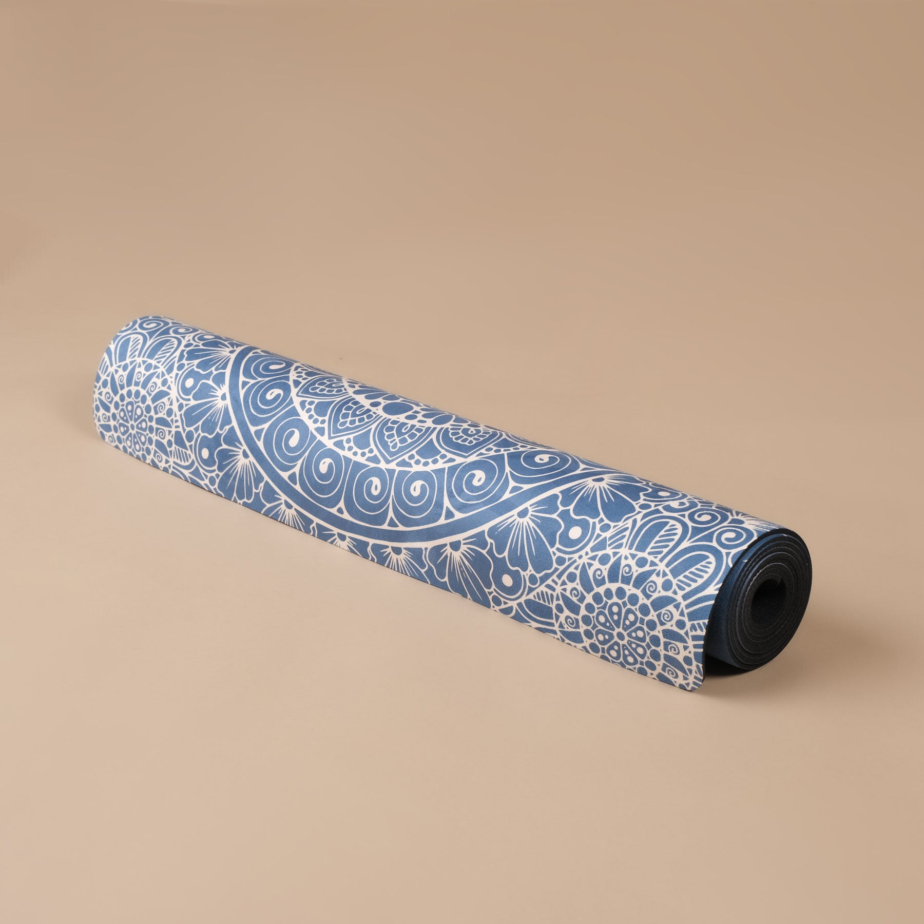 Yogamatte Velours Mimo blau