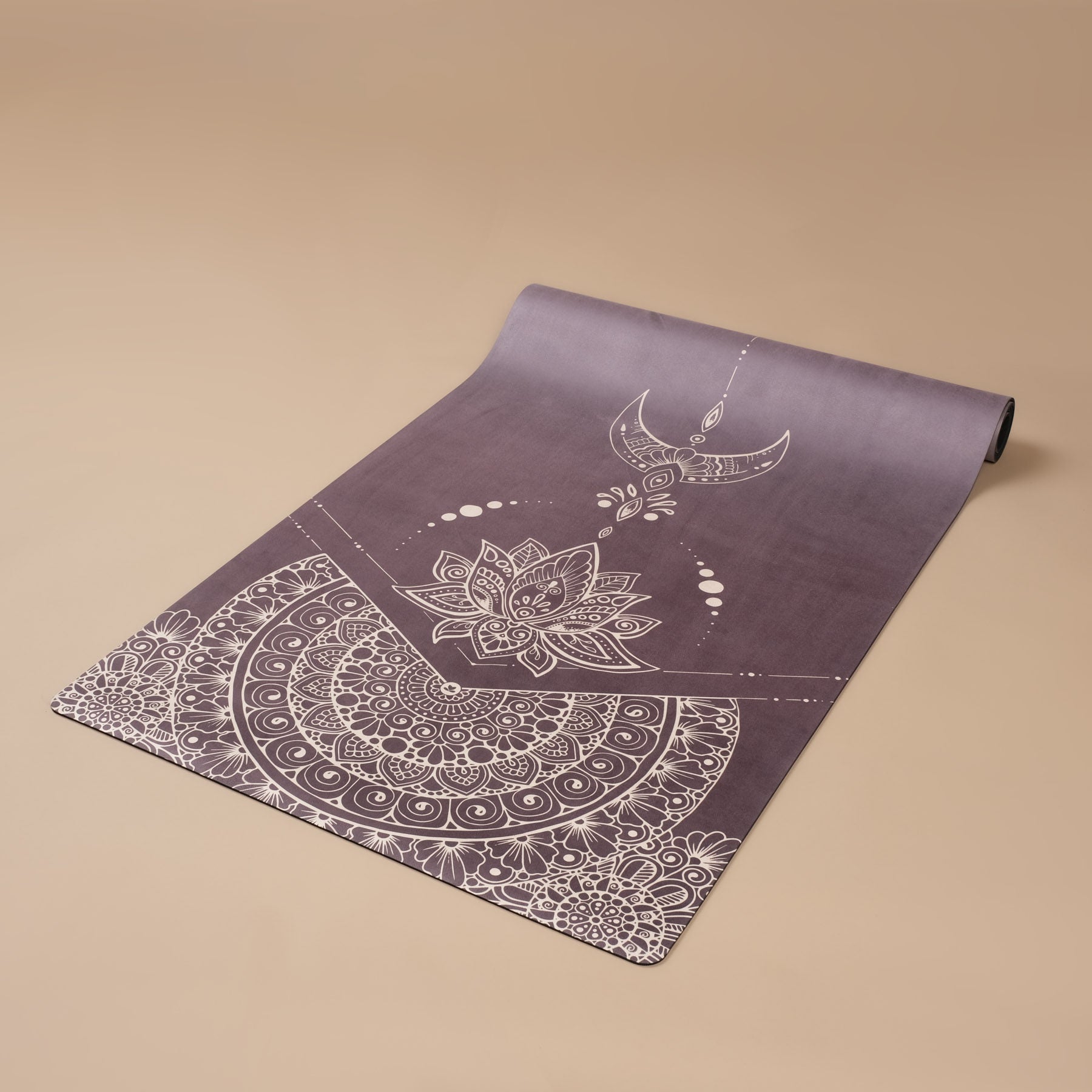 Yogamatte Velours Mimo pflaume