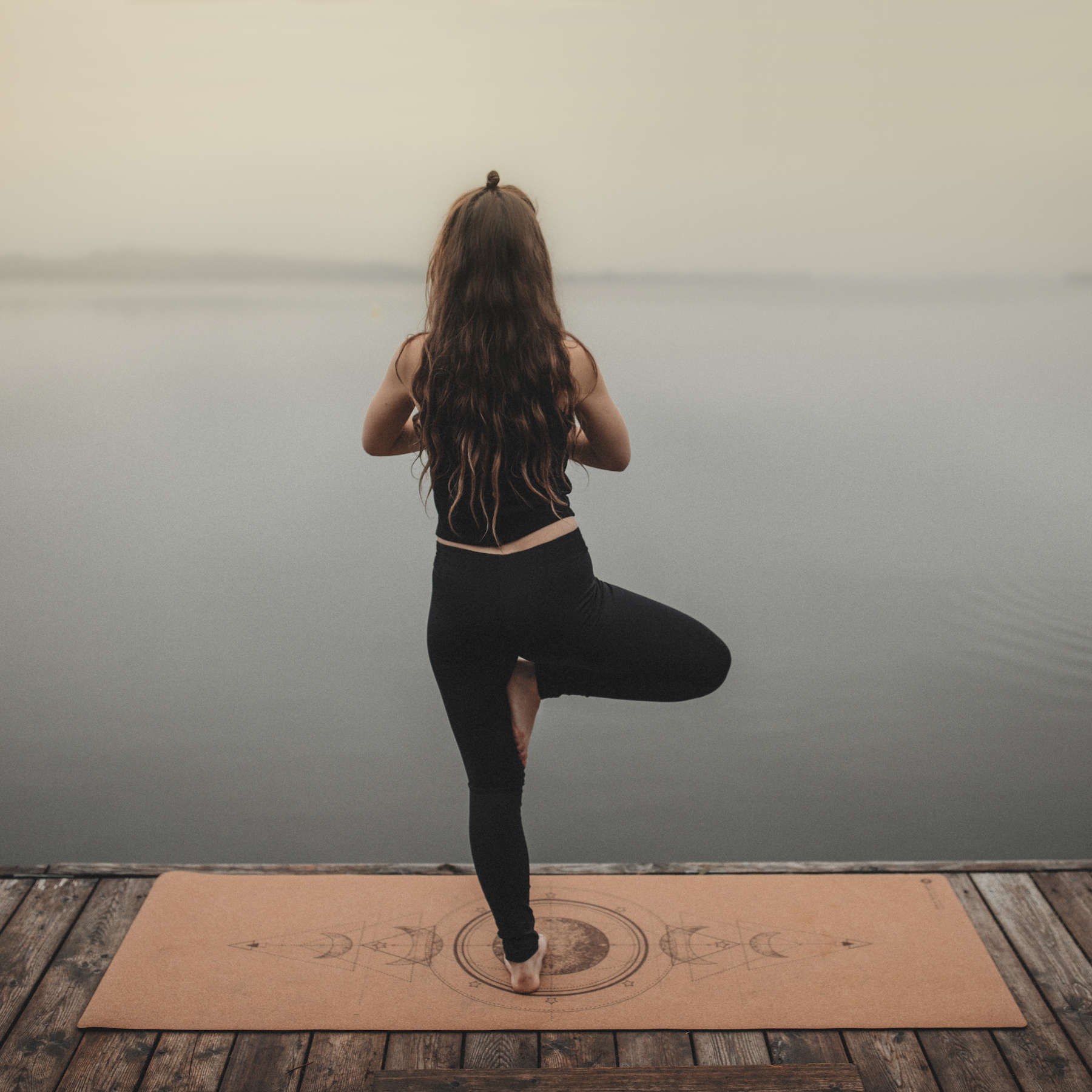 Yogamatte Kork Moon
