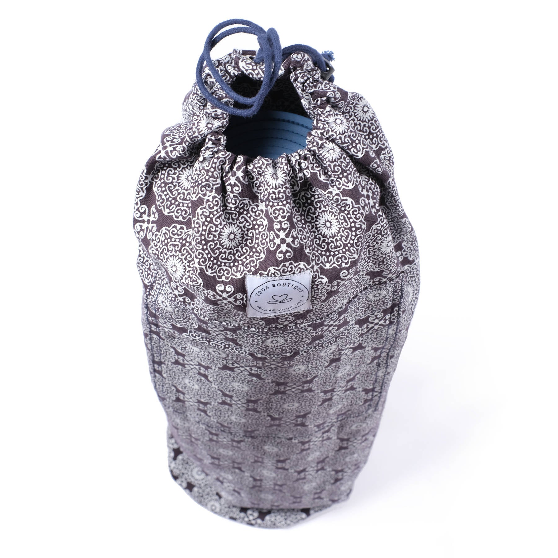 Yogamatten-Tasche Rajasthan navy-blau