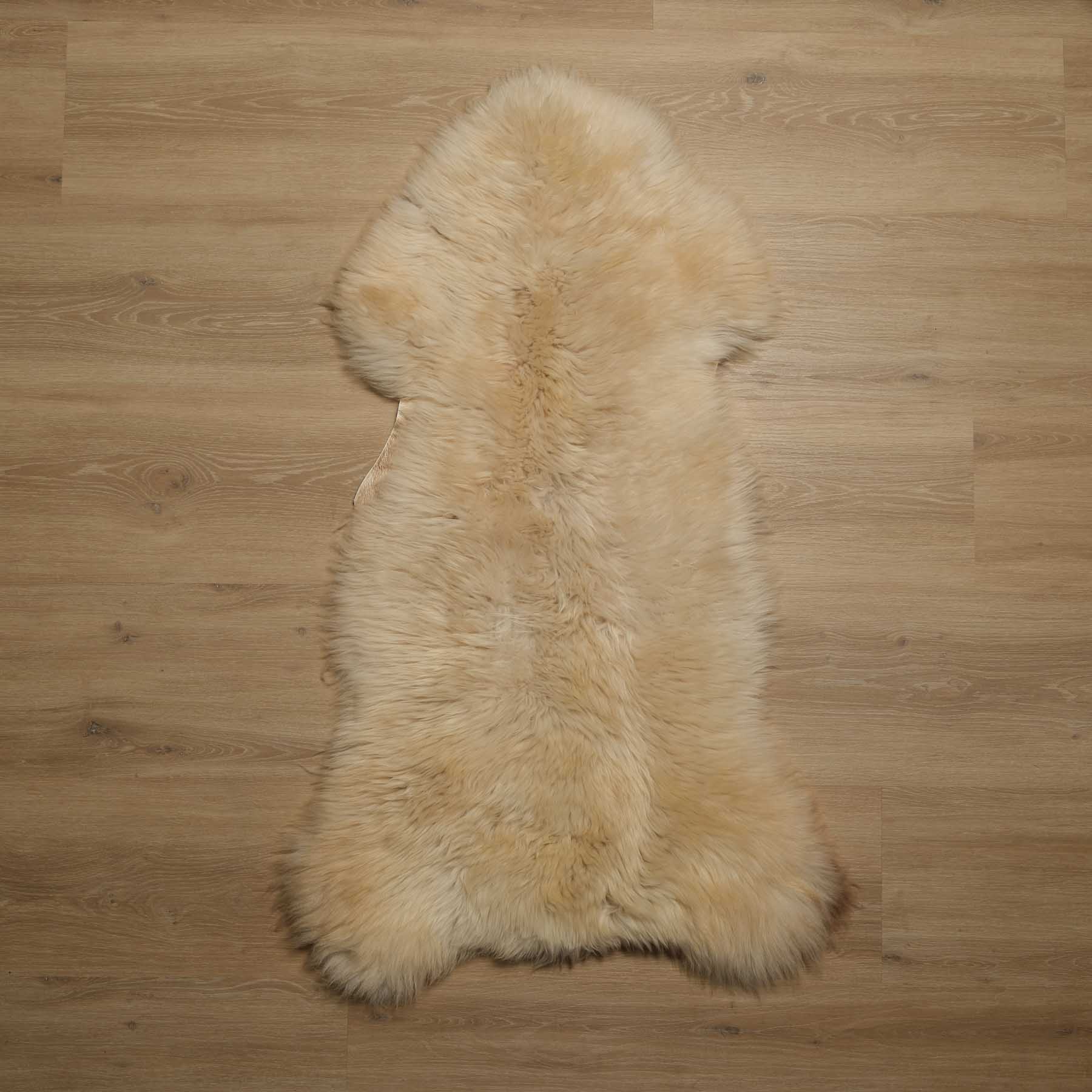 Lammfell Merino Einzelstück Nr. 13 beige braun