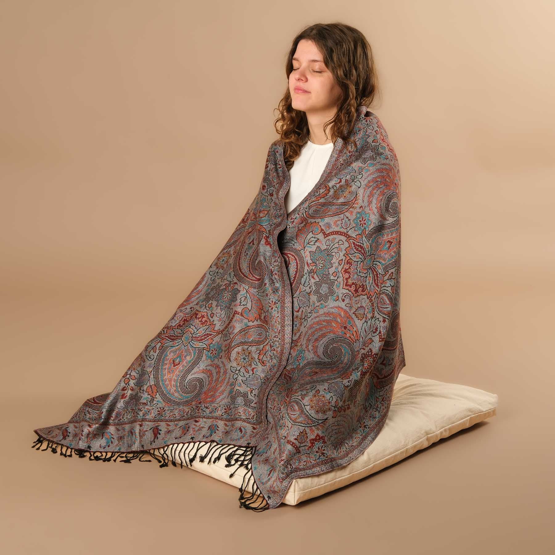 Meditationstuch Schal Viskose Abou
