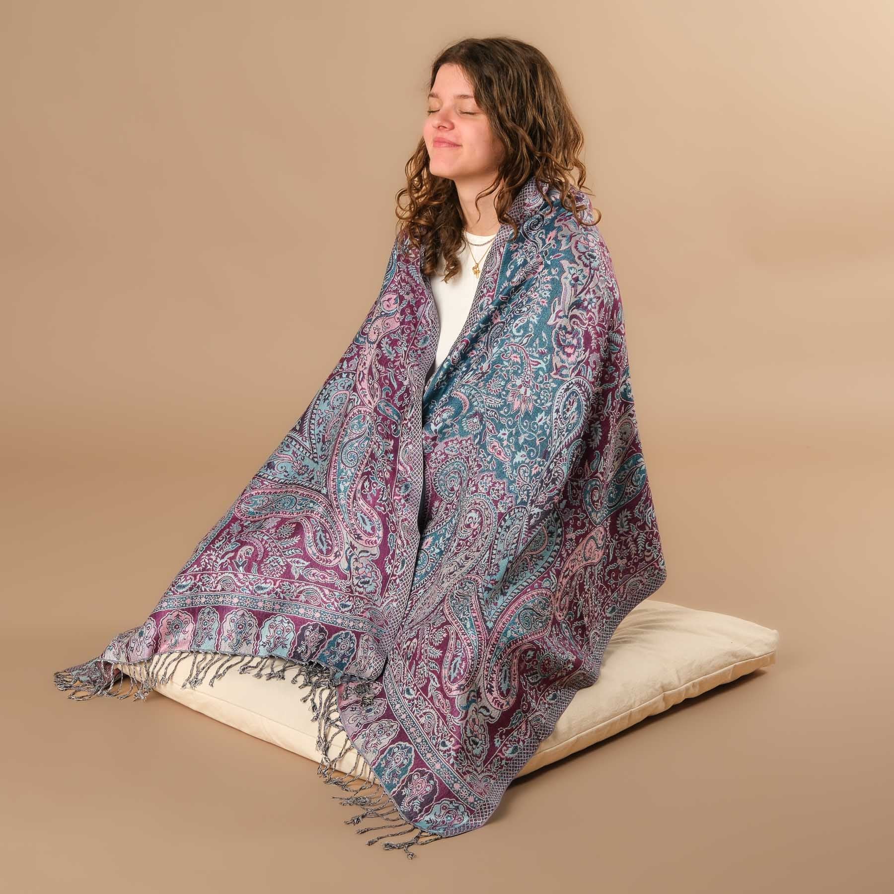 Meditationstuch Schal Viskose Aureli