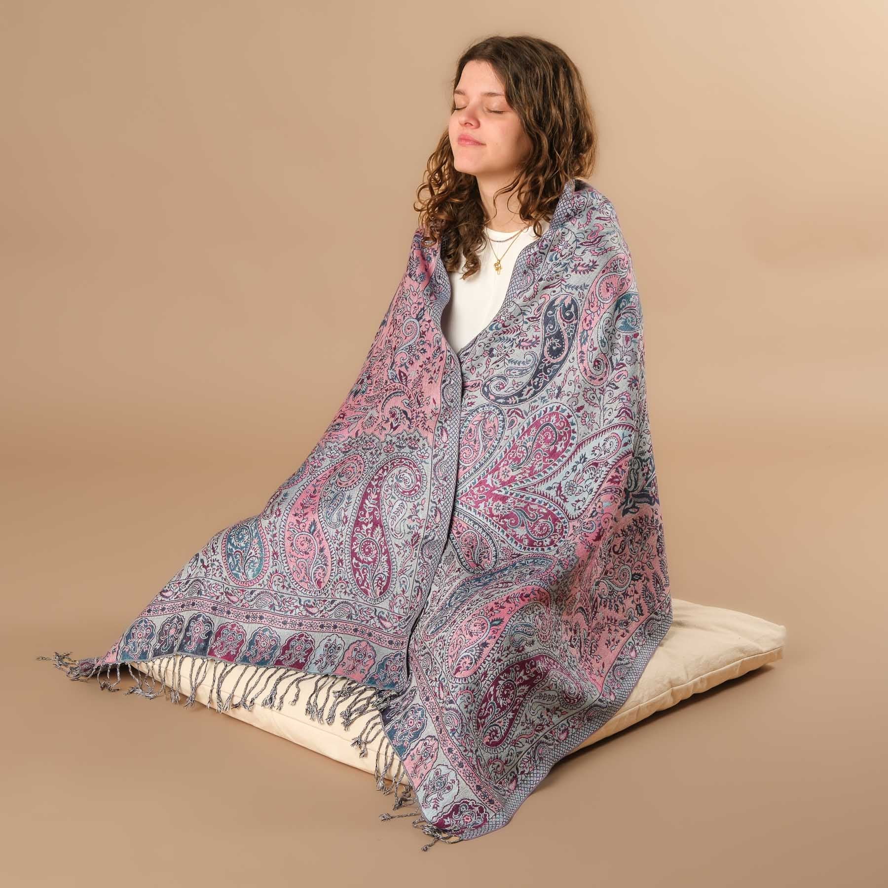 Meditationstuch Schal Viskose Aureli