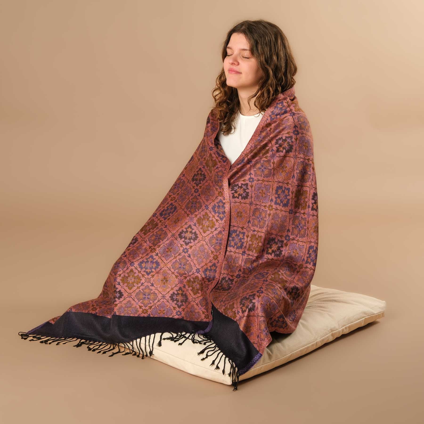 Meditationstuch Schal Viskose Linda