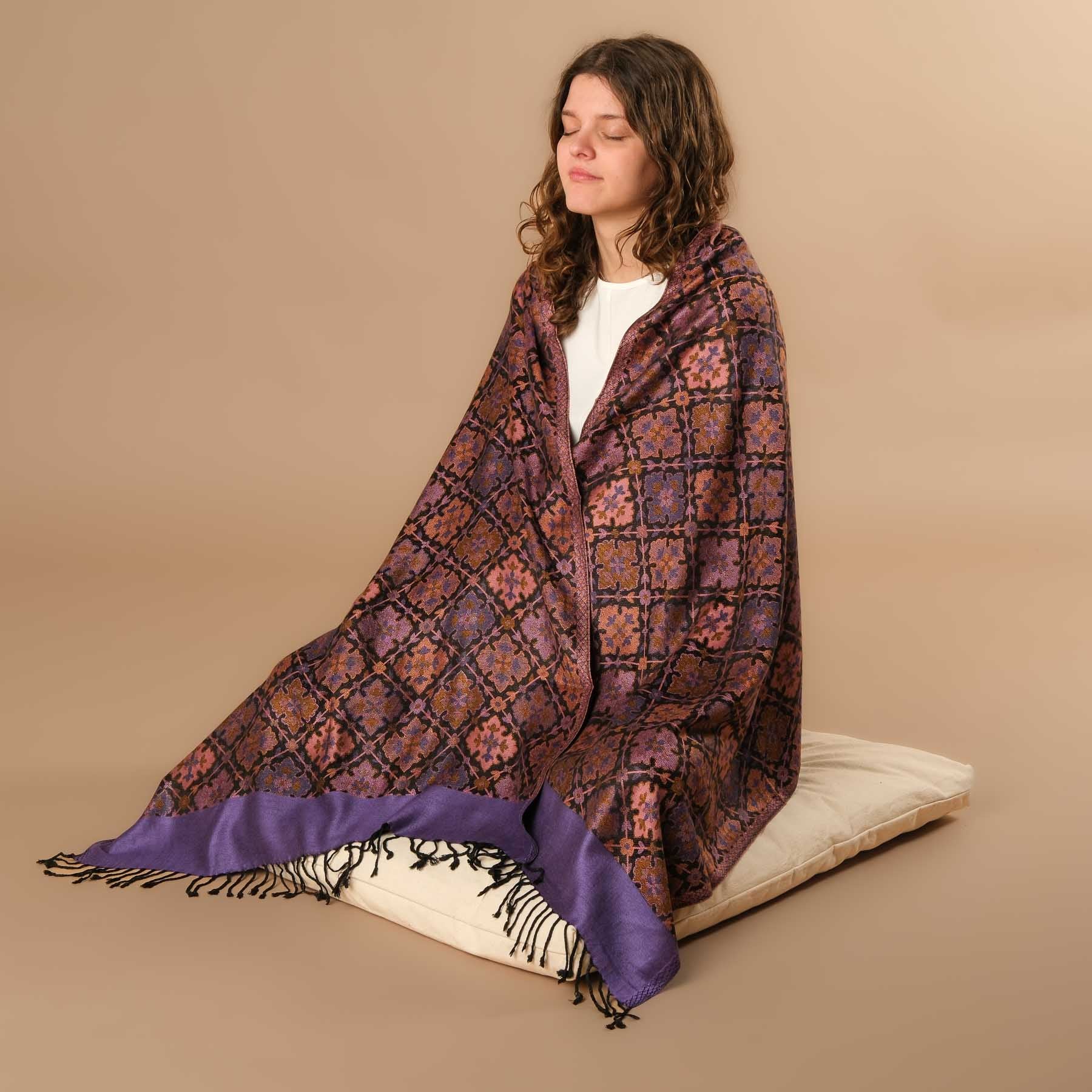 Meditationstuch Schal Viskose Linda