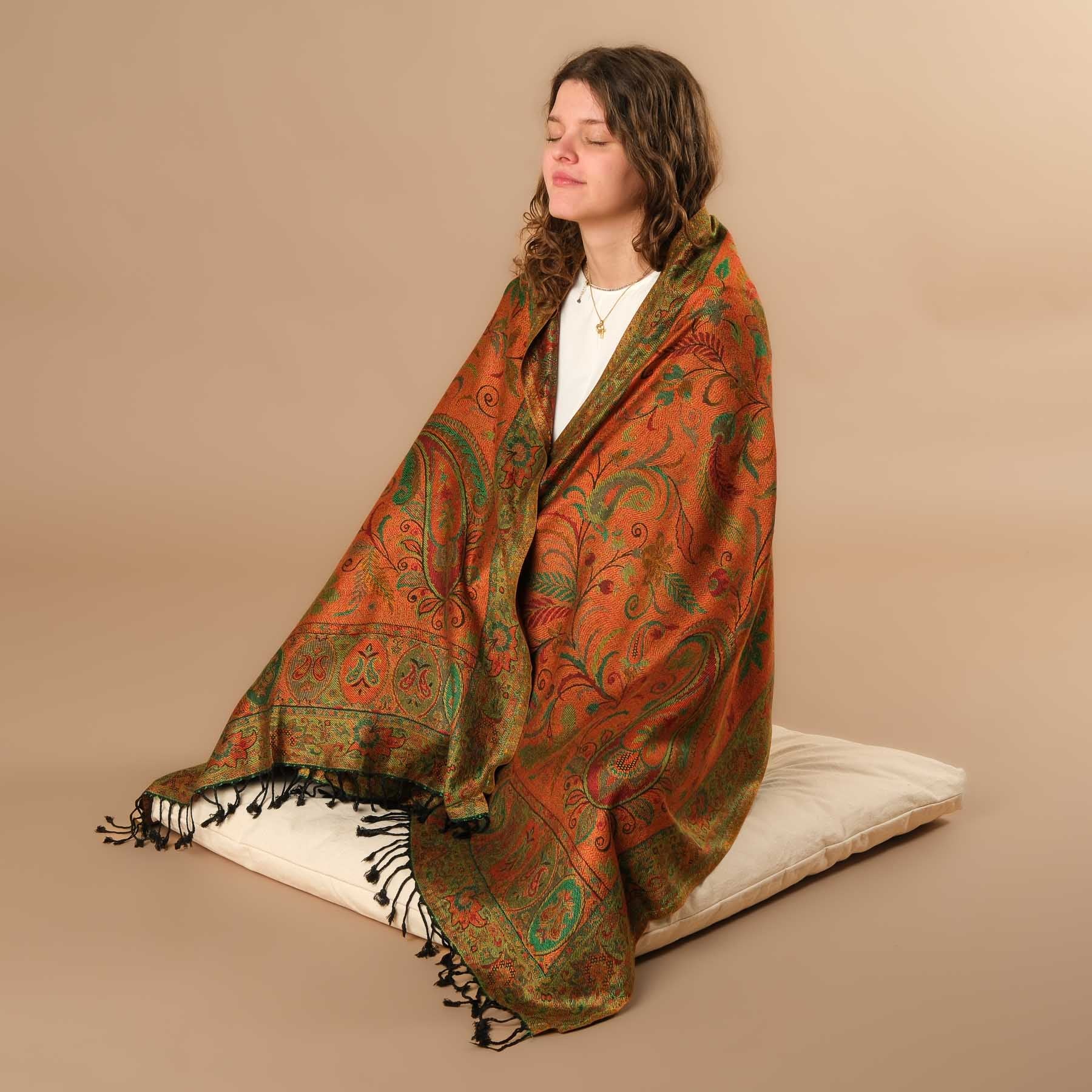 Meditationstuch Schal Viskose Pocahontas