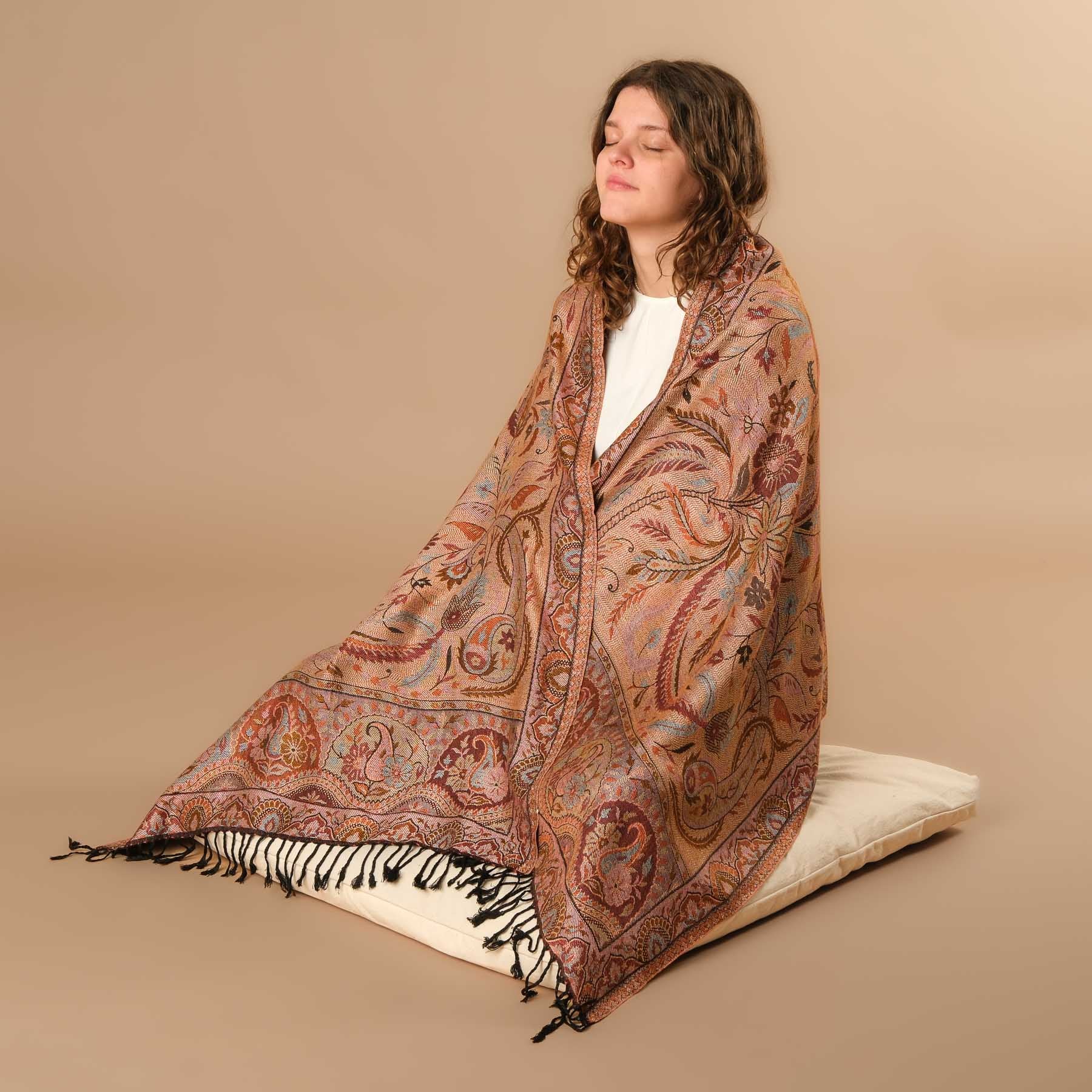 Meditationstuch Schal Viskose Sevilla