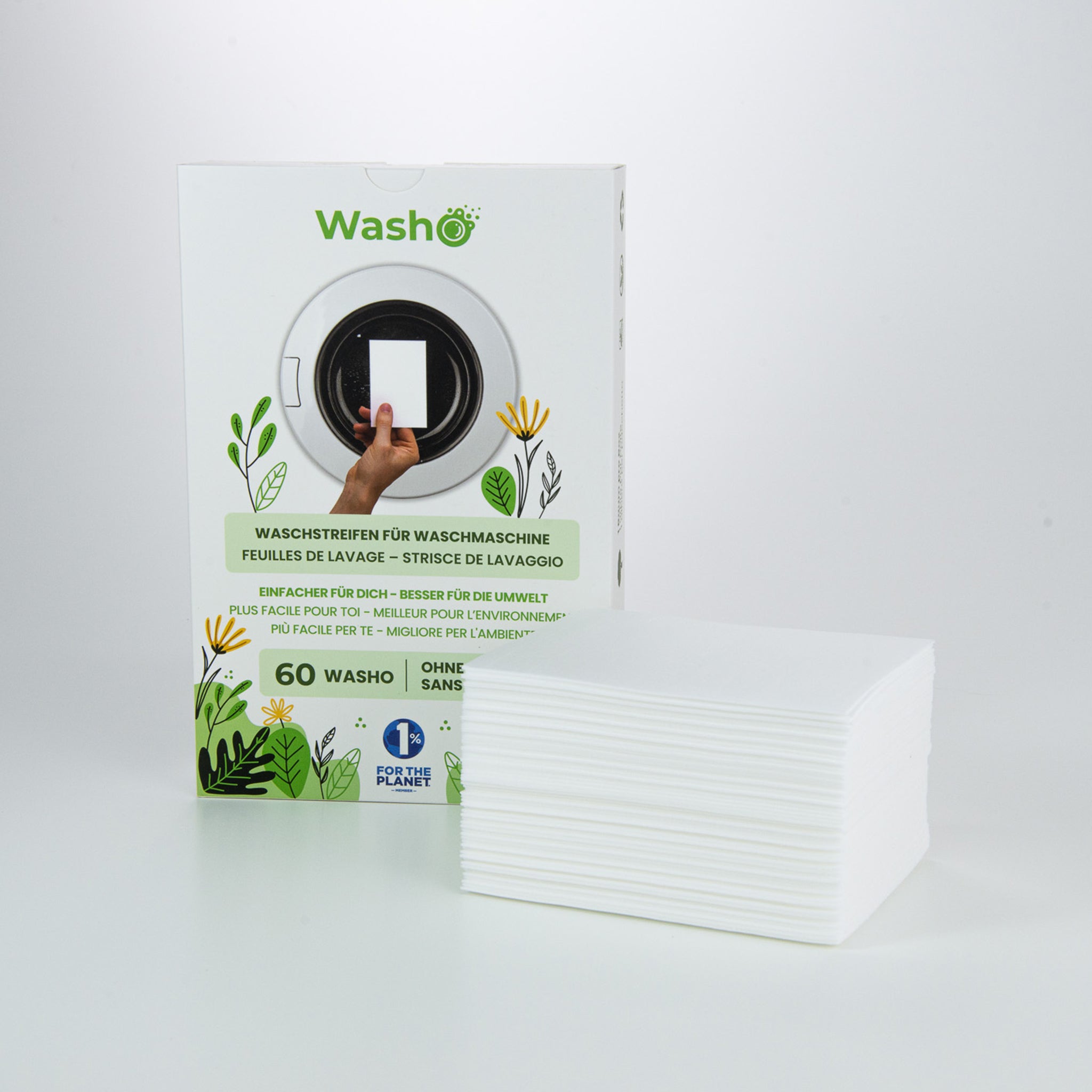 Washo ökologische Waschstreifen ohne Duft 3er Set