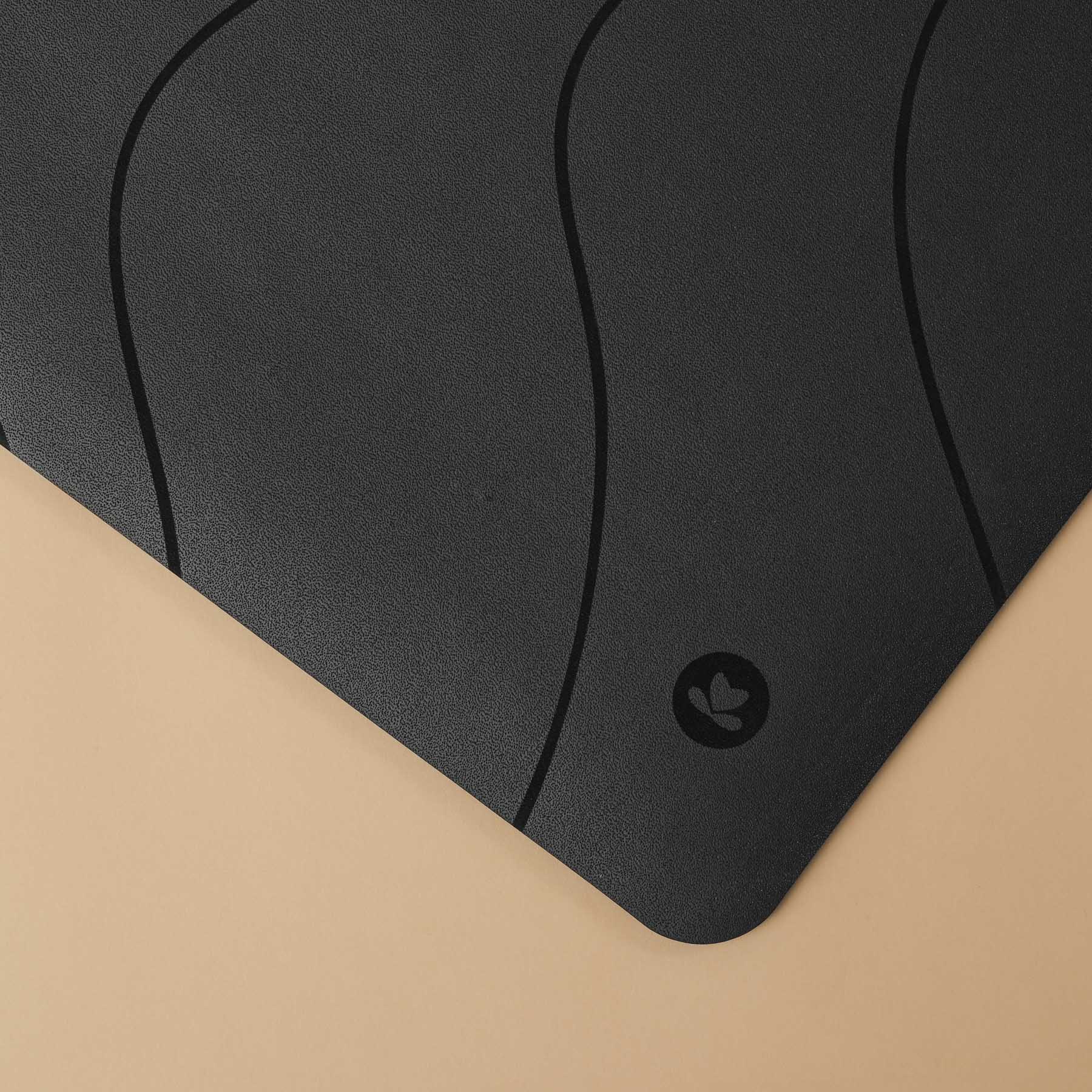 Yogamatte SuperGrip 2.0 Sahara schwarz