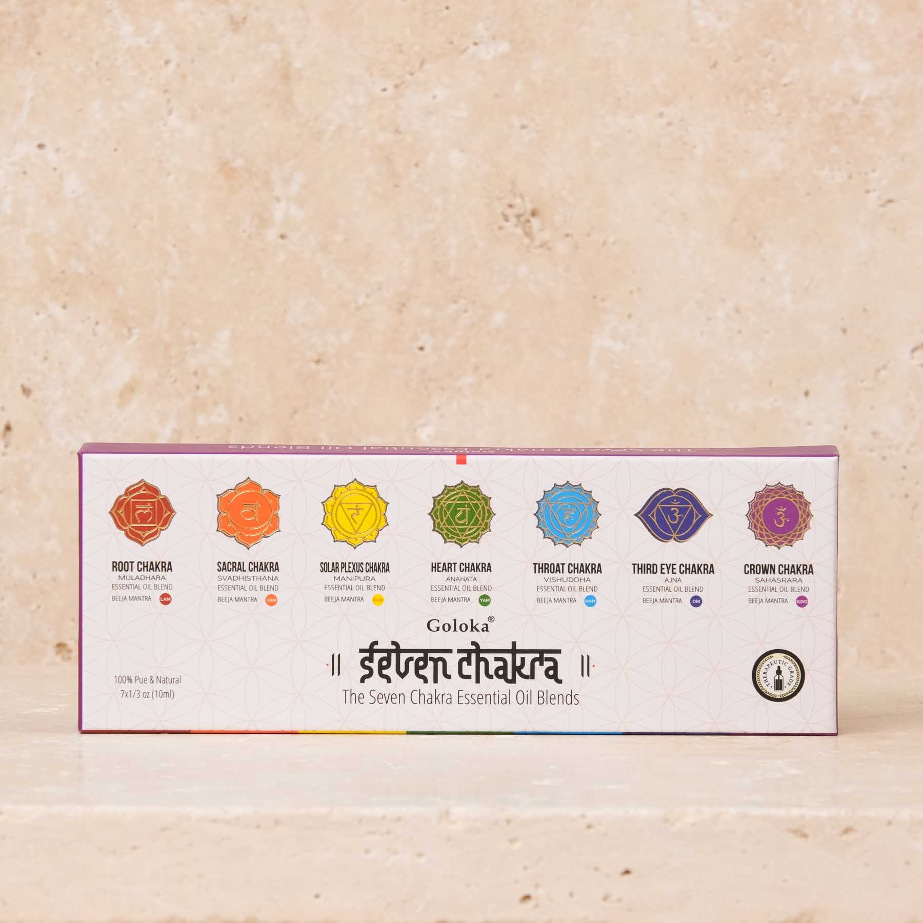 Goloka 7 Chakras Ölmischungen Set