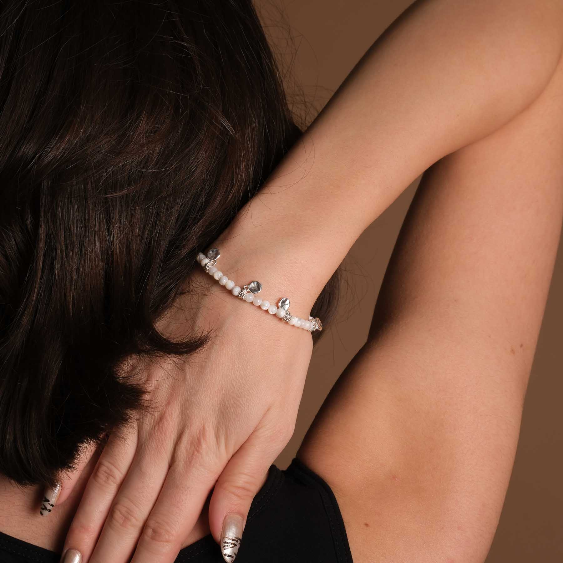 Bracelet Shell Beach argenté