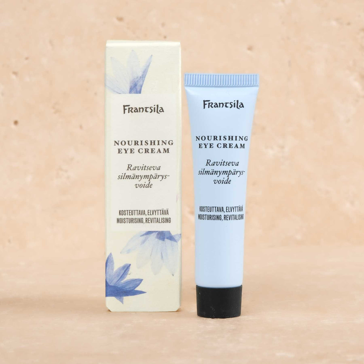 Beste Naturkosmetik Augencreme Augencreme Midsummer Rose Bio, in Finnland hergestellt. Mindert Fältchen und reduziert Tränensäcke.