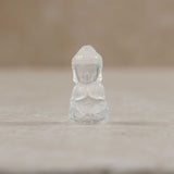 Edelstein Buddha Glücksbringer Bergkristall