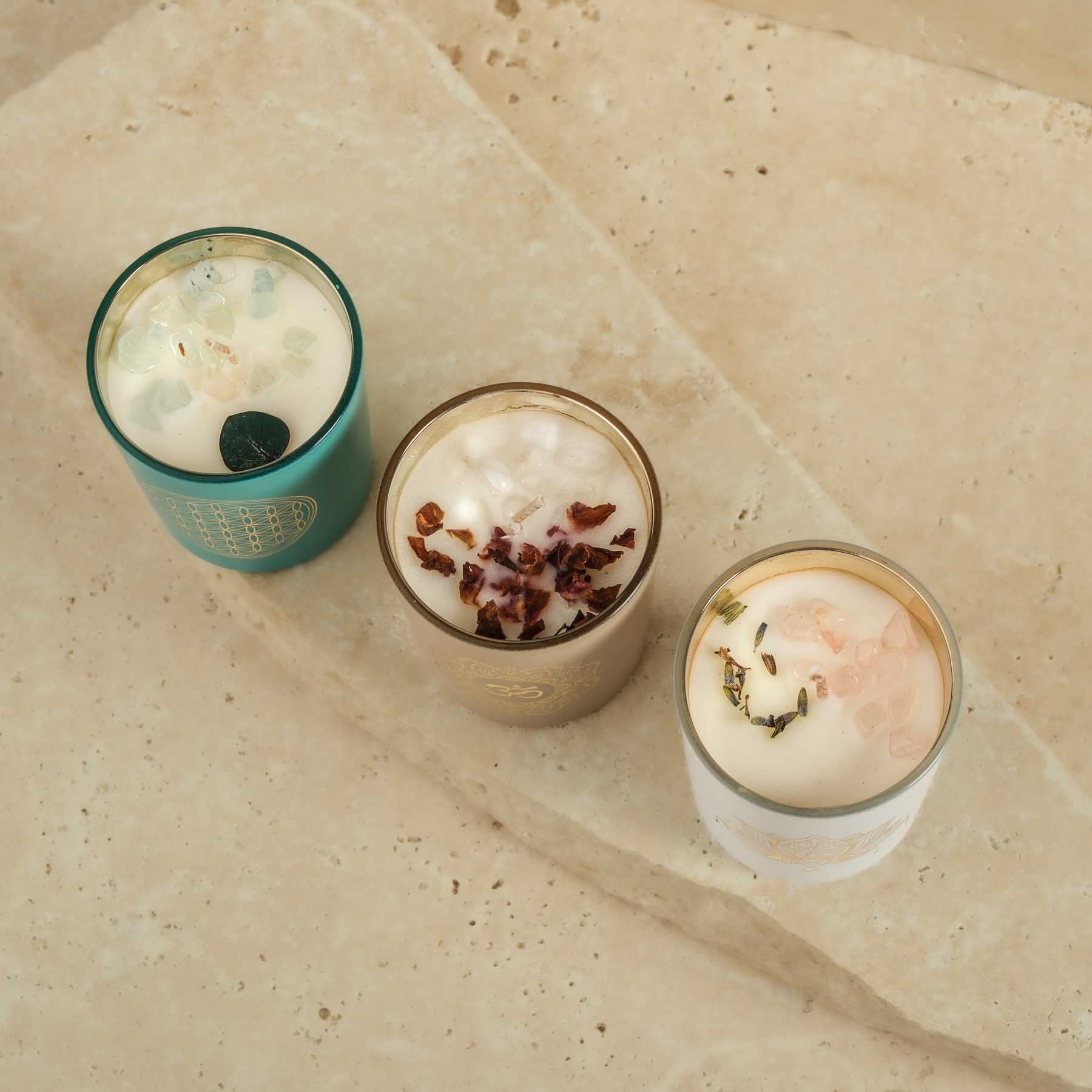 Duftkerzen 3er Set - Geschenkbox