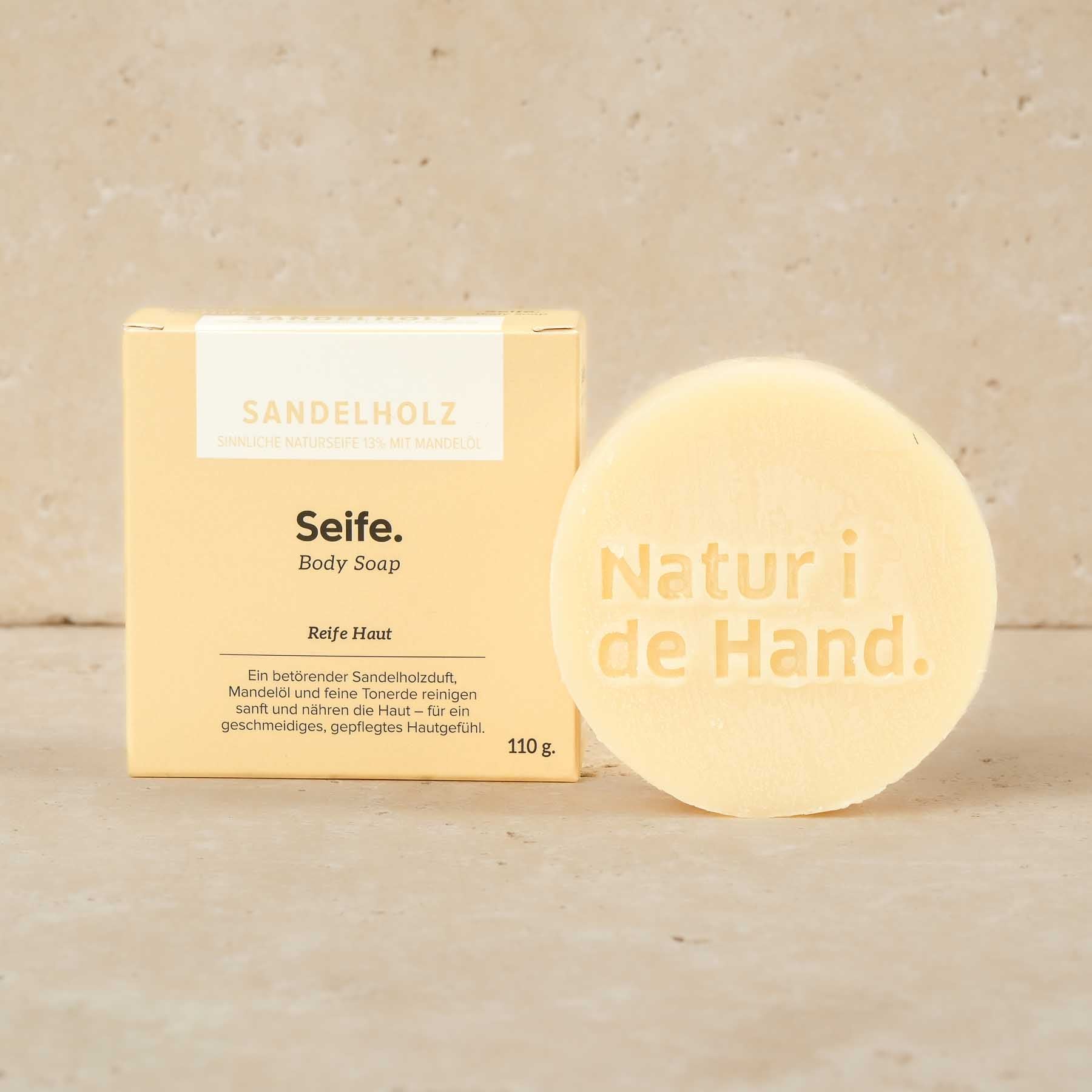 Körperseife - Body Bar - Sandalwood für ein Wellness Feeling zu Hause