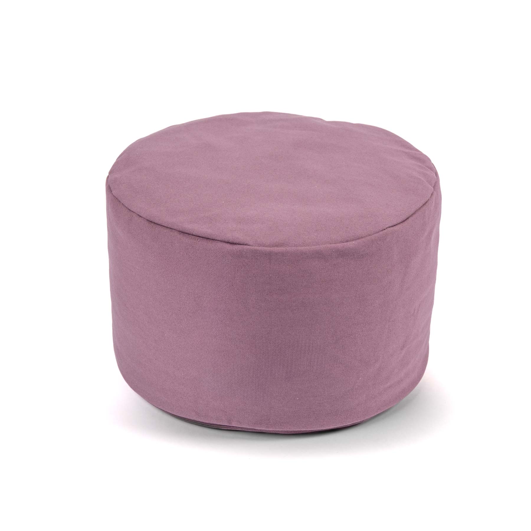 Cuscino da meditazione rotondo, tinta unita, extra alto, color lavanda