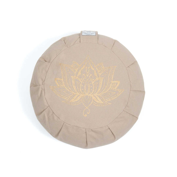 Meditationskissen Zafu Lotus sand