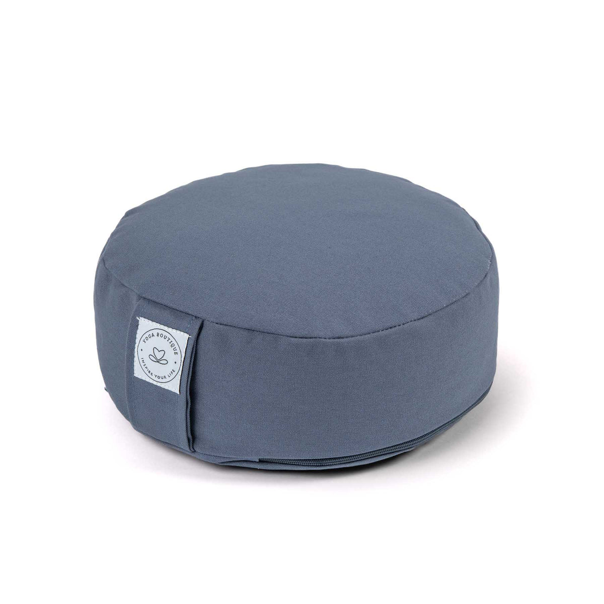 Meditationskissen rund uni SMALL zum Reisen blue-sky