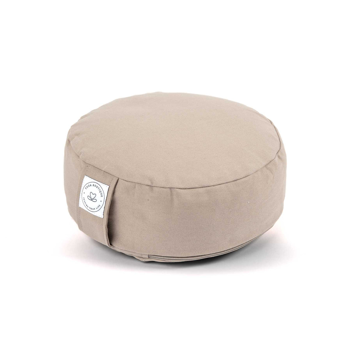 Meditationskissen rund uni SMALL zum Reisen sand