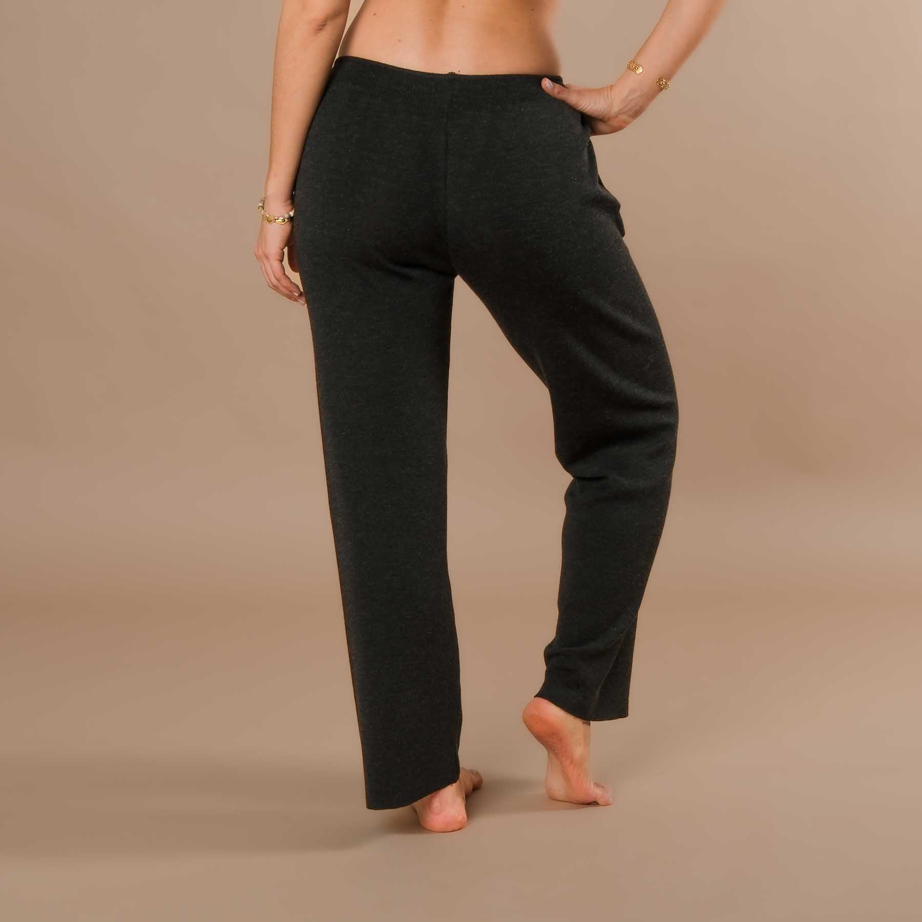 Culotte 100 % laine mérinos, fabriquée en Suisse, couleur anthracite