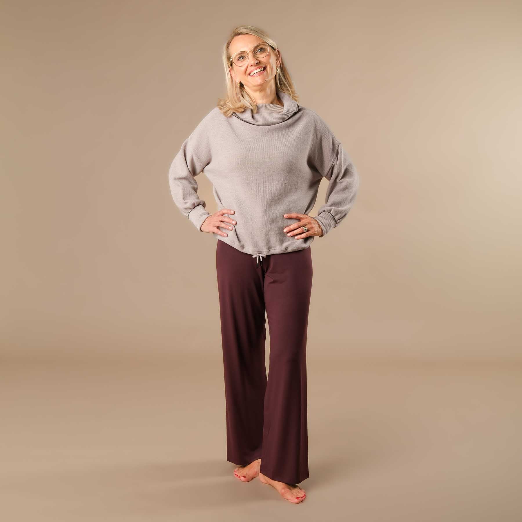 Merino Rollkragen Pullover nachhaltig und Swiss made beige 