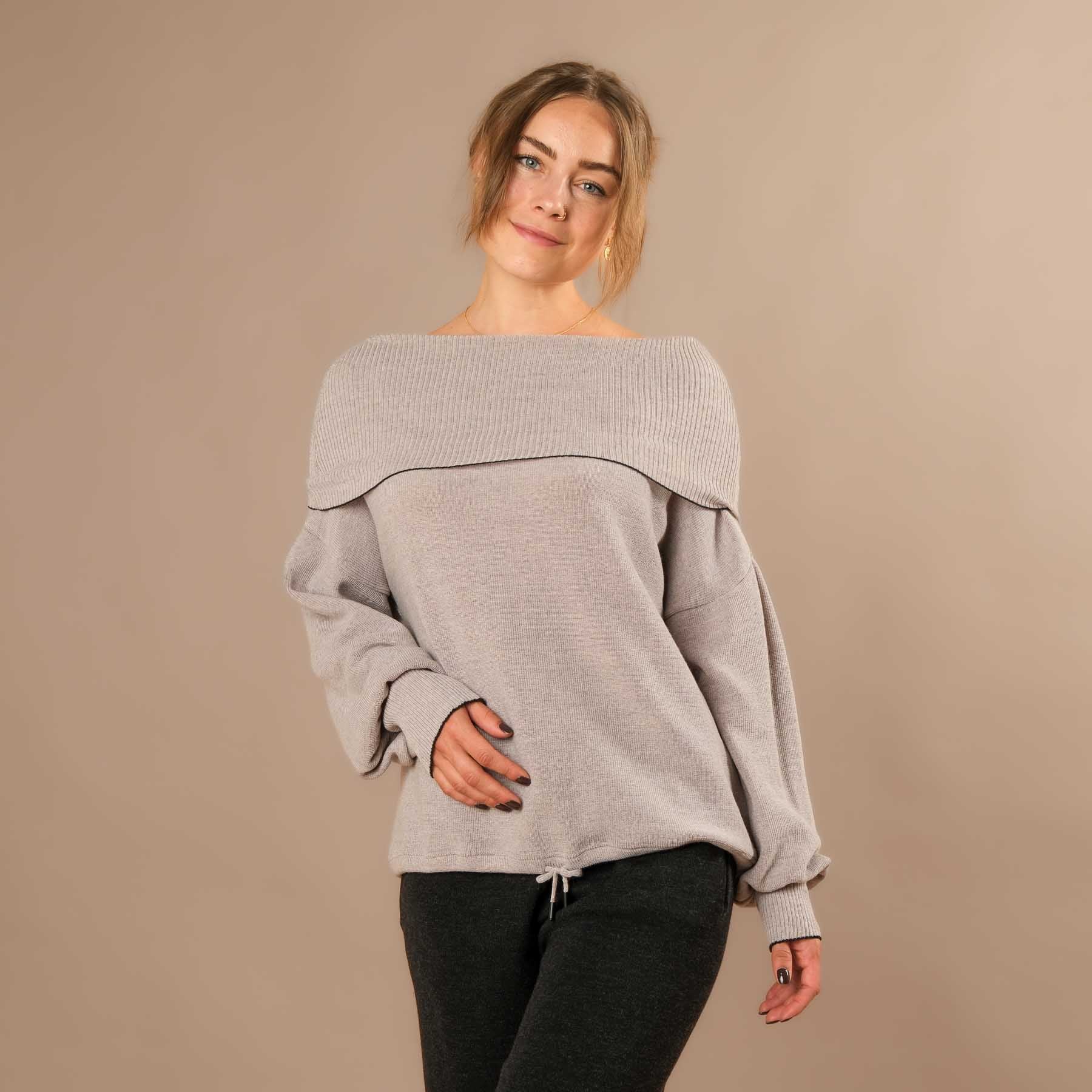 Merino Rollkragen Pullover nachhaltig und Swiss made beige 