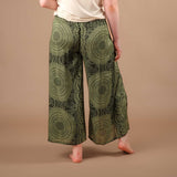 Palazzo Hose Marlenehose Indian Summer olive