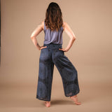 Palazzo Hose Marlenehose Indian Summer schwarz