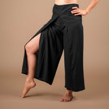 Palazzo Hose Marlenehose uni schwarz