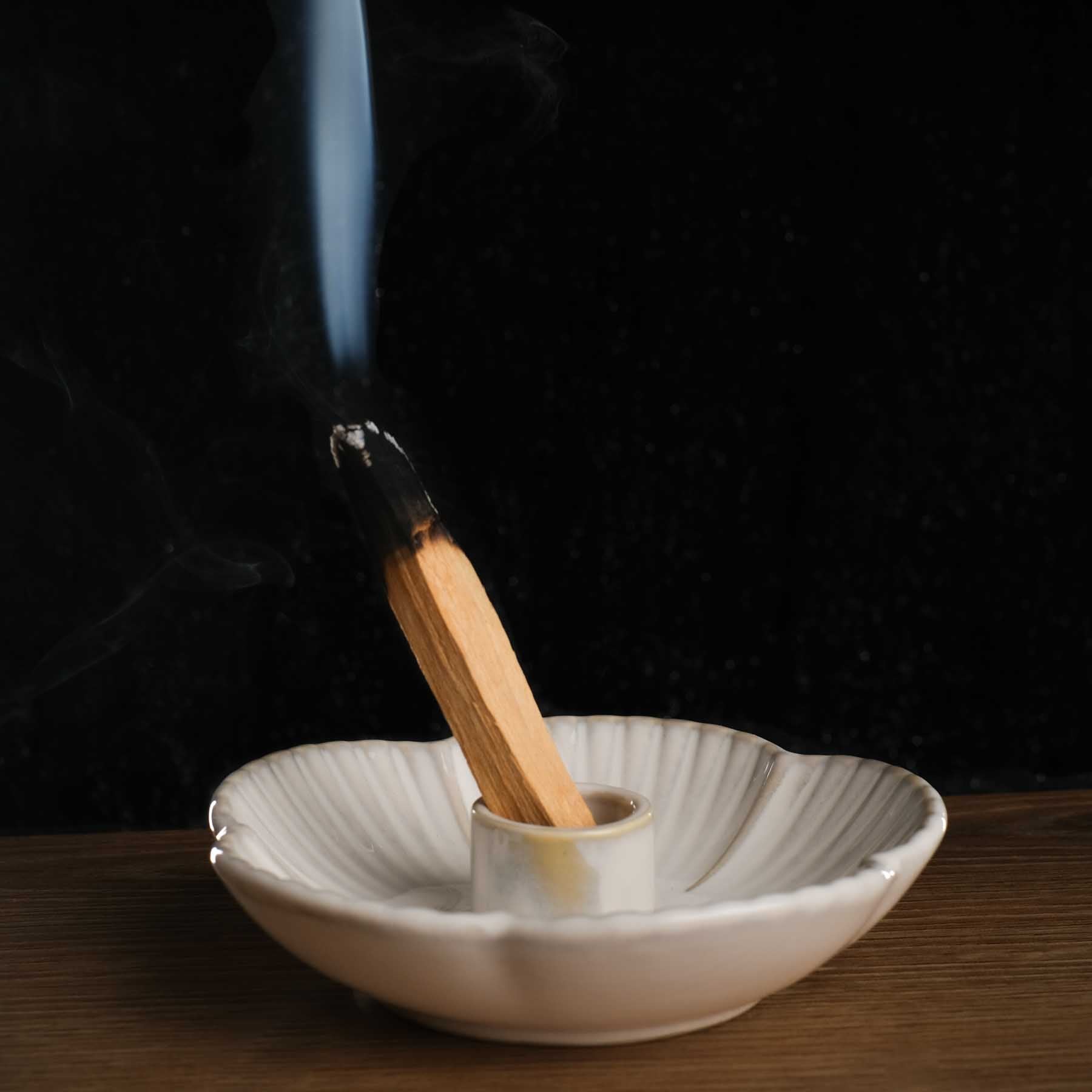 Palo Santo Halter Keramik beige