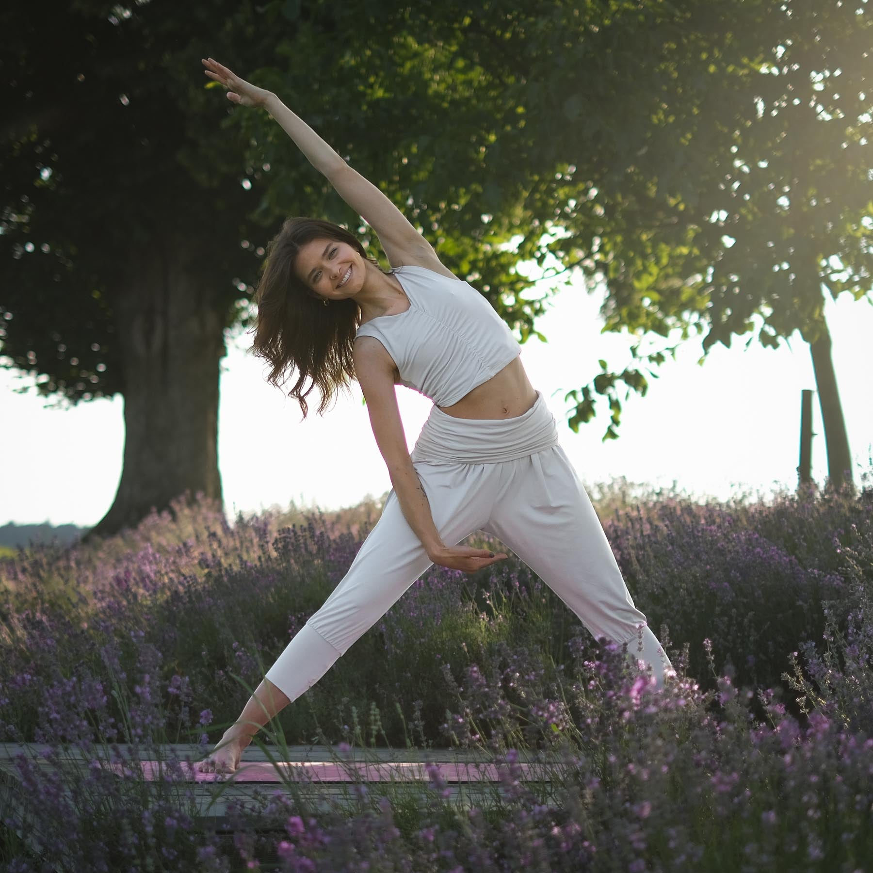 Sommer Crop Top gerafft Comfy sand