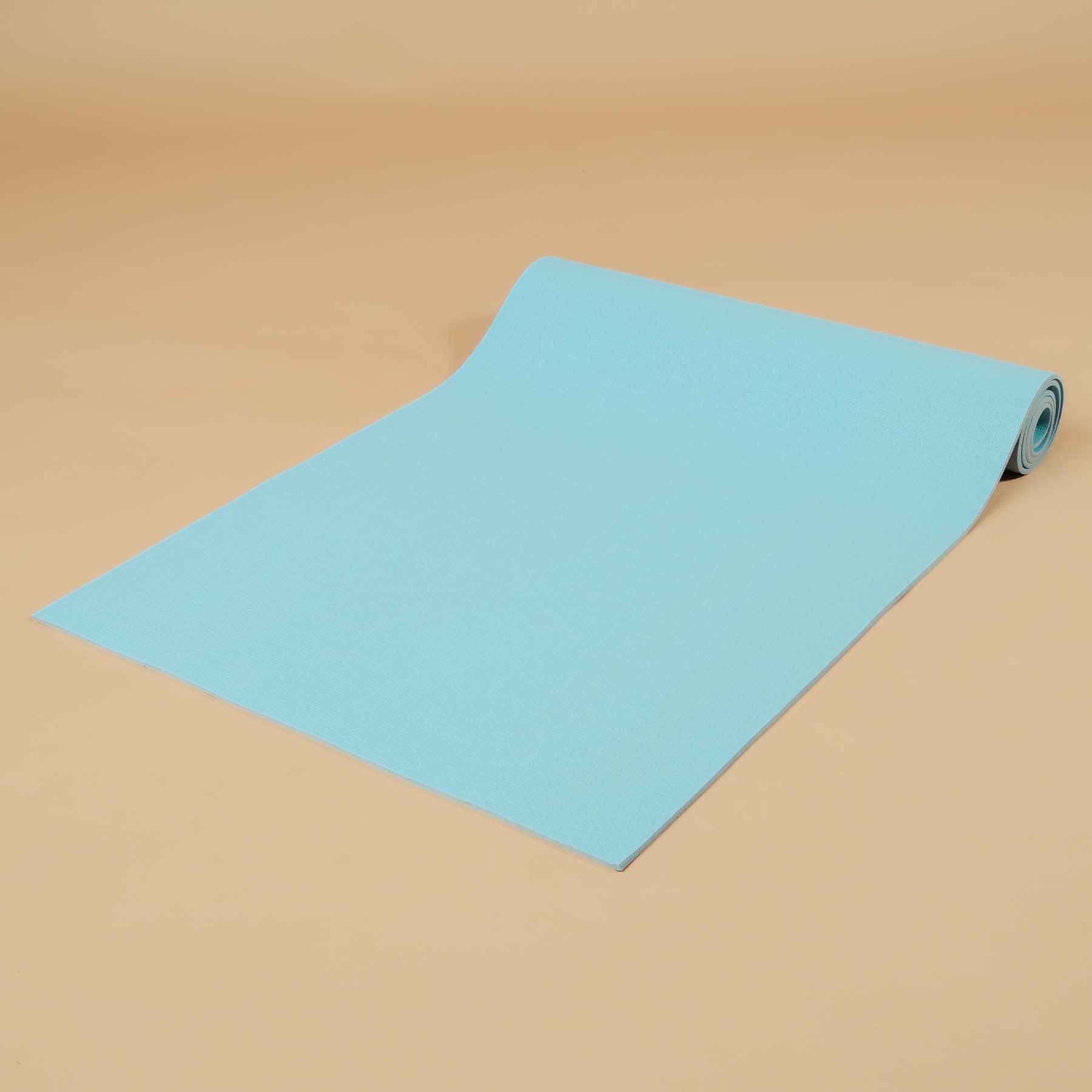 Studio Yogamatte PVC hellblau