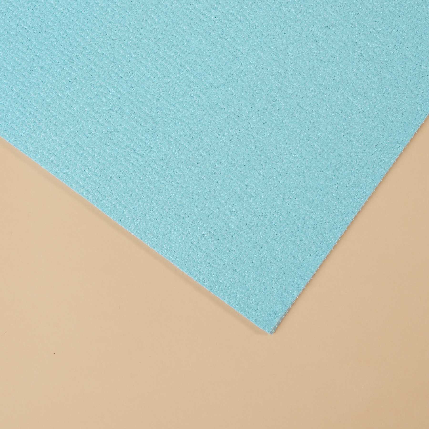 Studio Yogamatte PVC hellblau