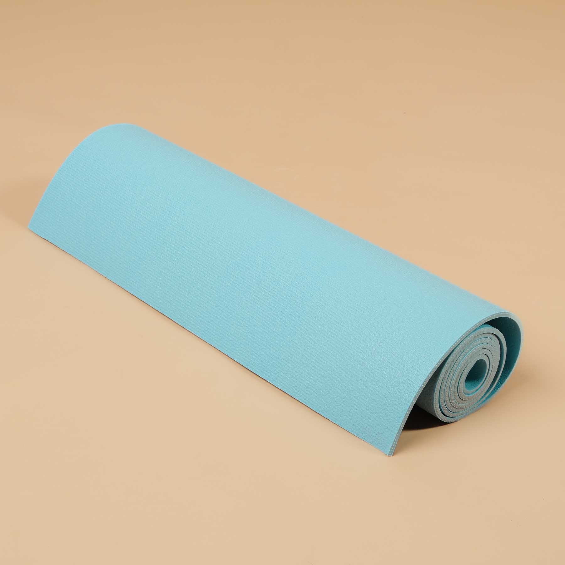 Studio Yogamatte PVC hellblau