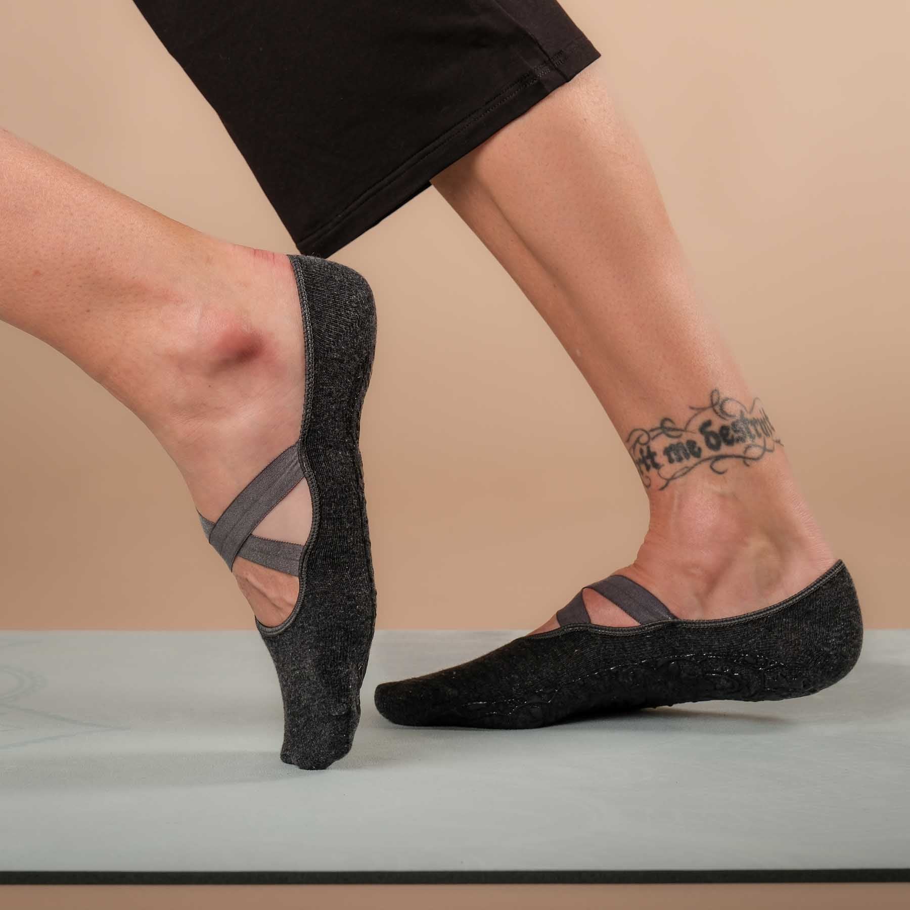 Yoga Anti Rutsch Socken anthrazit