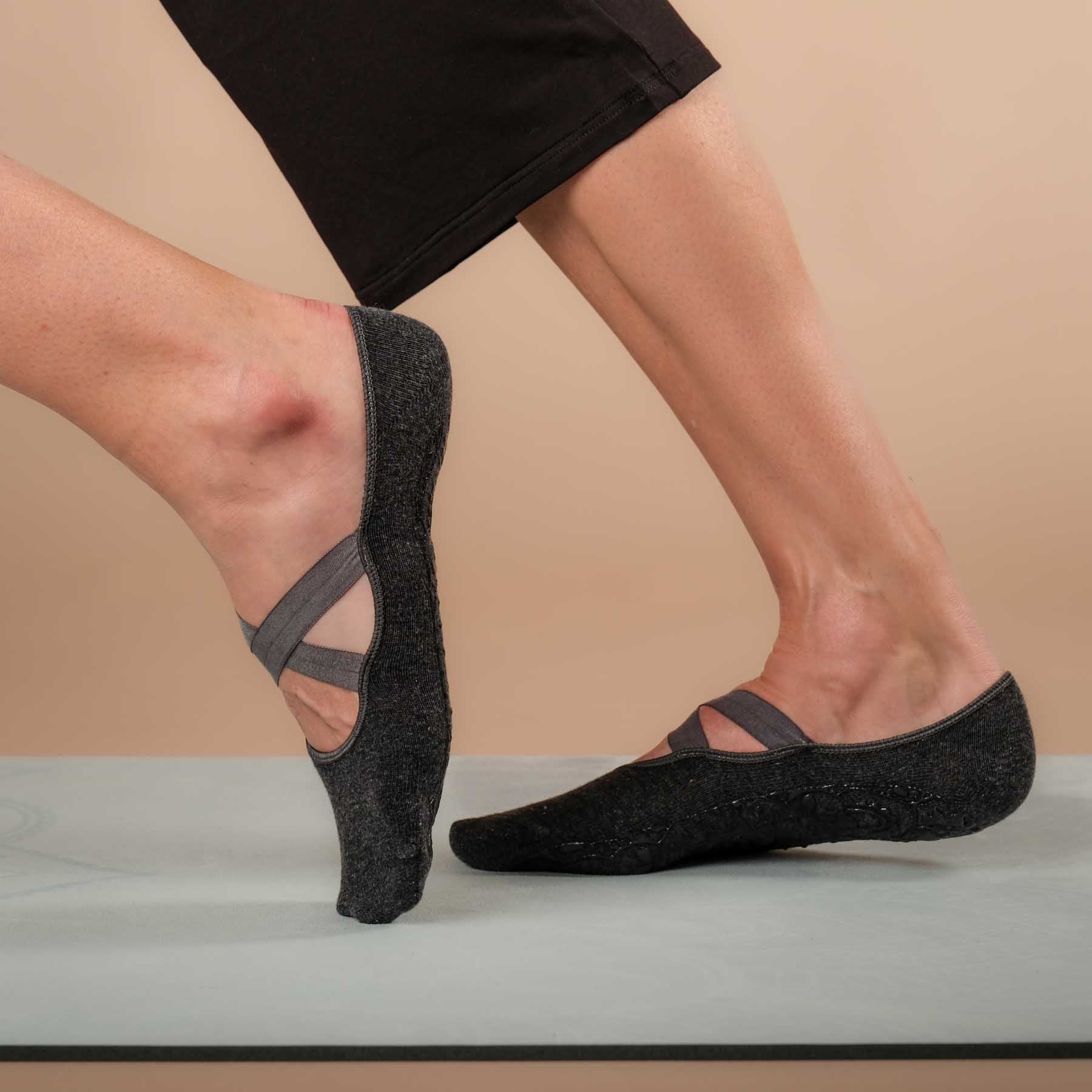 Yoga Anti Rutsch Socken anthrazit