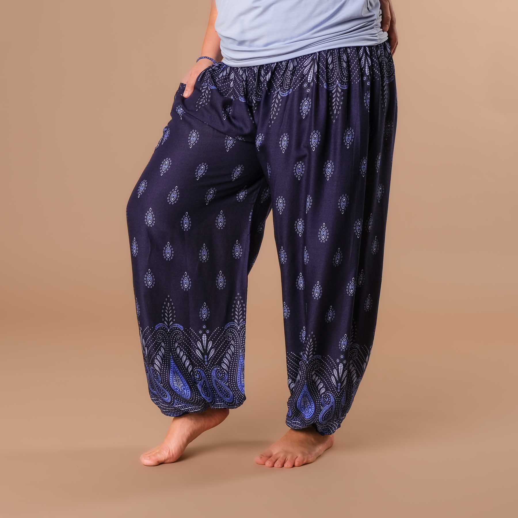 Yoga Haremshose Bliss navy